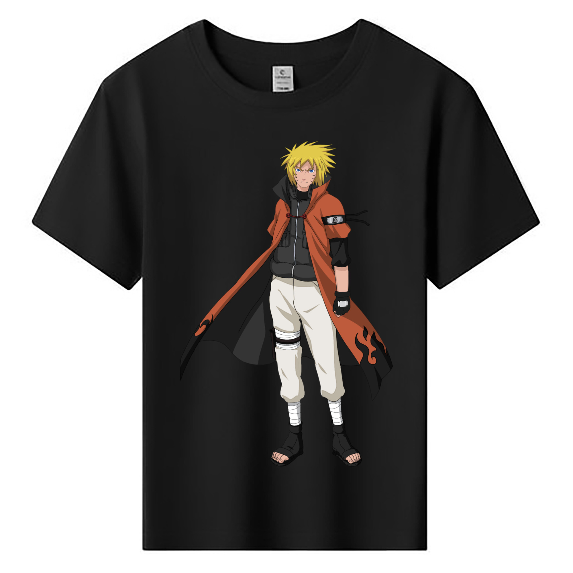 （画像用） NARUTO -ナルト- うずまき ナルト Uzumaki Naruto 綿100％キッズTシャツ（フロントプリント）