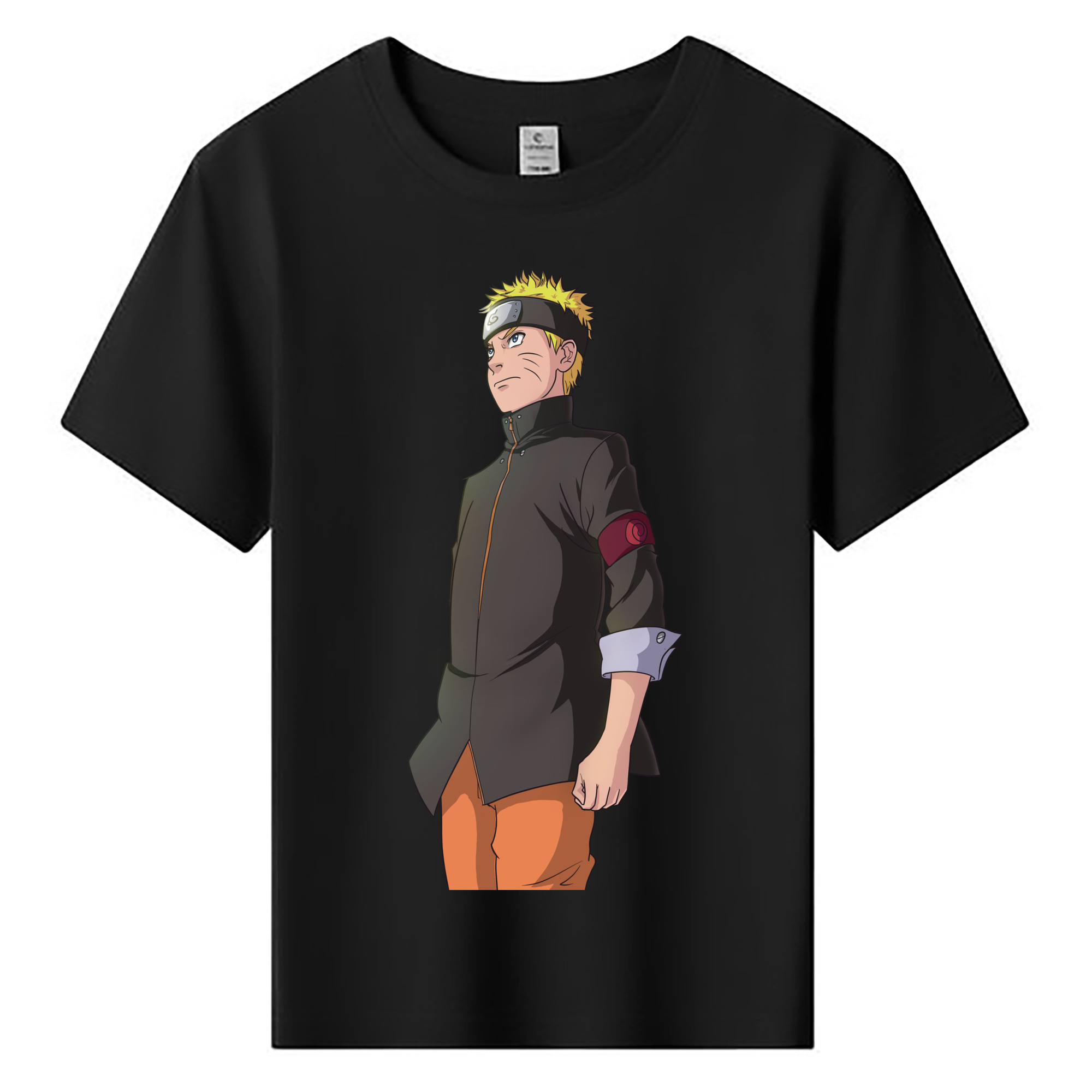 （画像用） NARUTO -ナルト- うずまき ナルト Uzumaki Naruto 綿100％キッズTシャツ（フロントプリント）