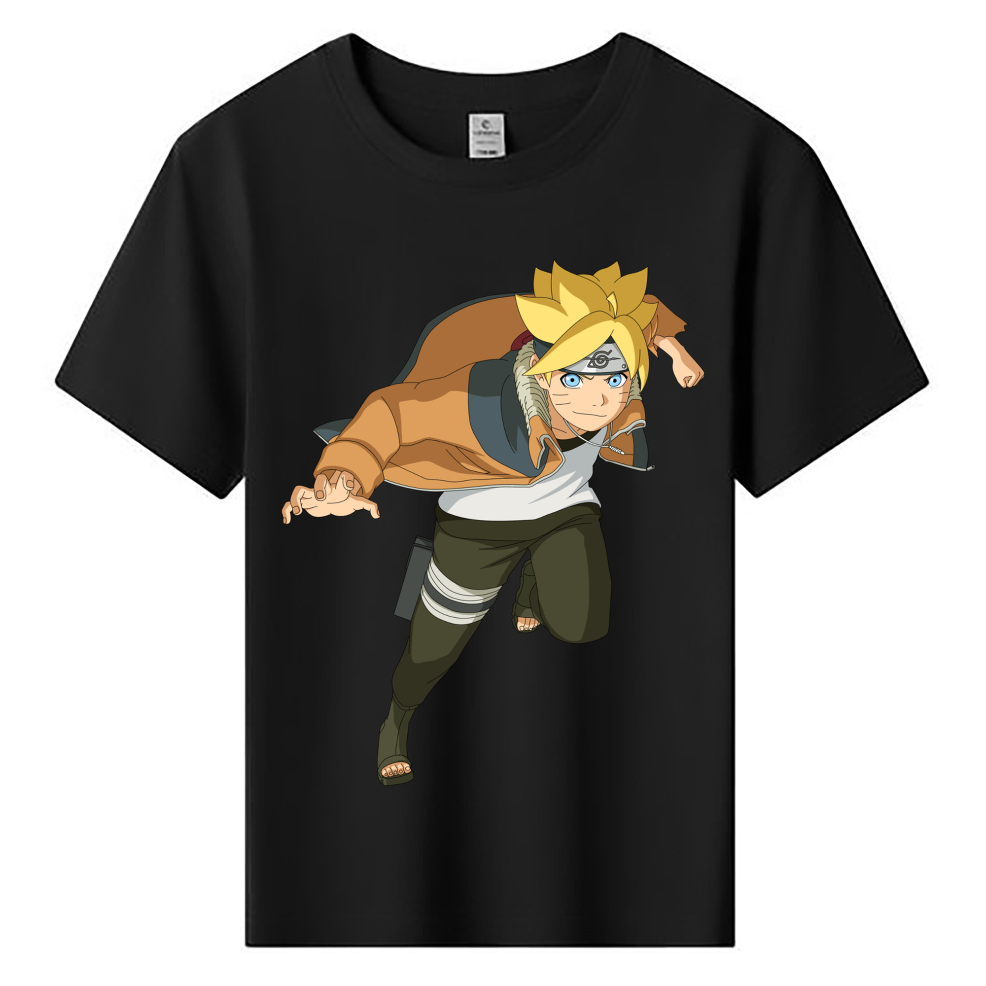 （画像用） NARUTO -ナルト- うずまき ナルト Uzumaki Naruto 綿100％キッズTシャツ（フロントプリント）