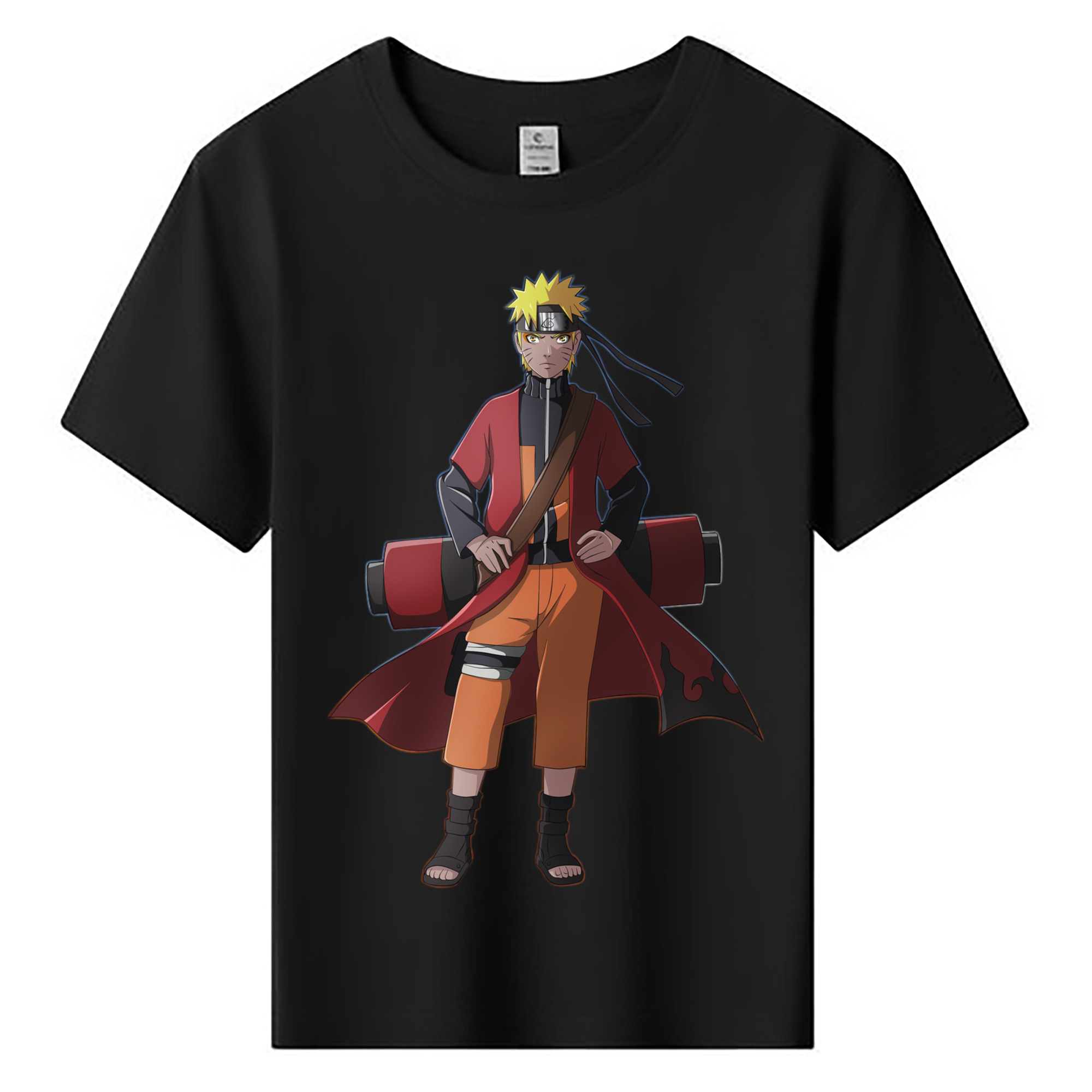 （画像用） NARUTO -ナルト- うずまき ナルト Uzumaki Naruto 綿100％キッズTシャツ（フロントプリント）