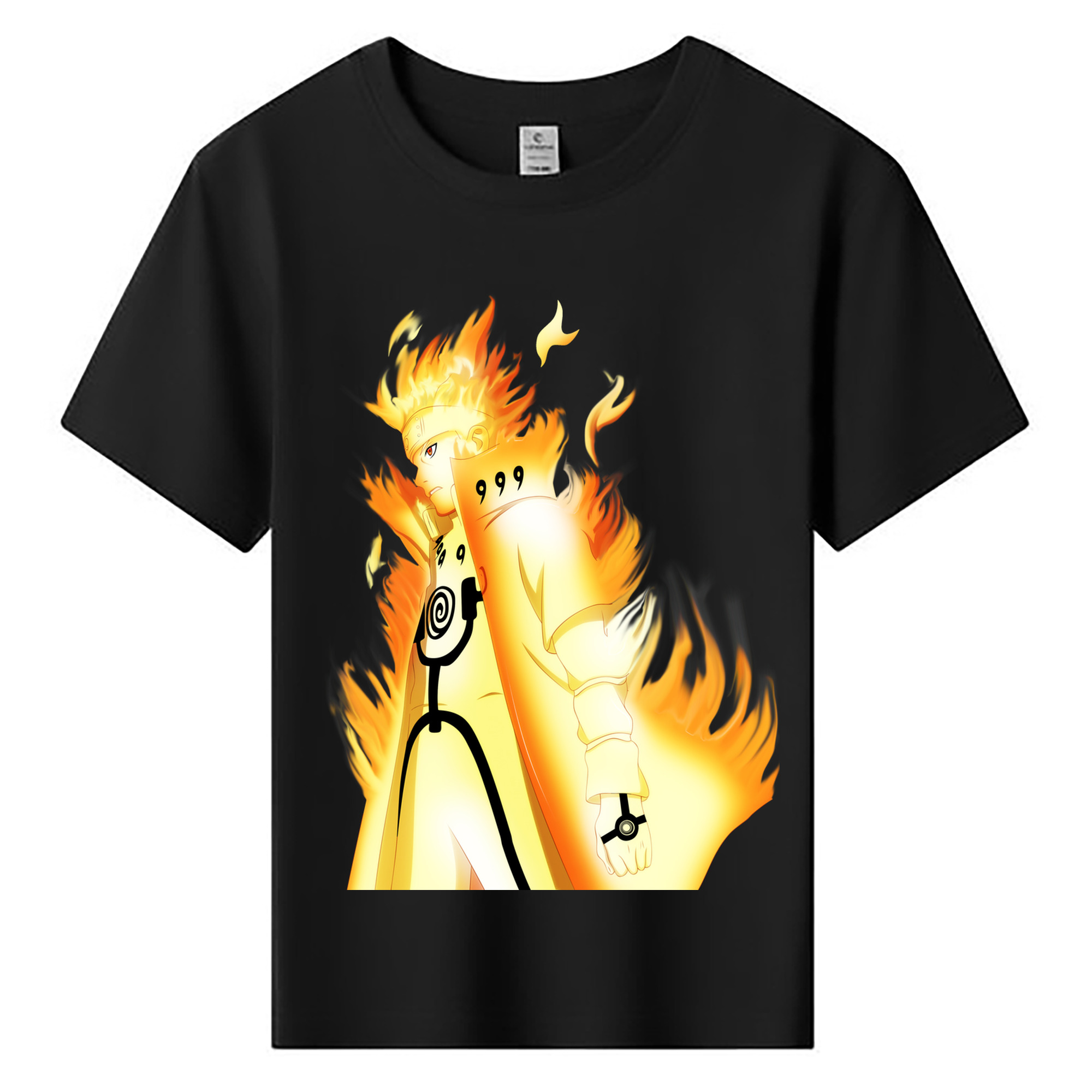 （画像用） NARUTO -ナルト- うずまき ナルト Uzumaki Naruto 綿100％キッズTシャツ（フロントプリント）