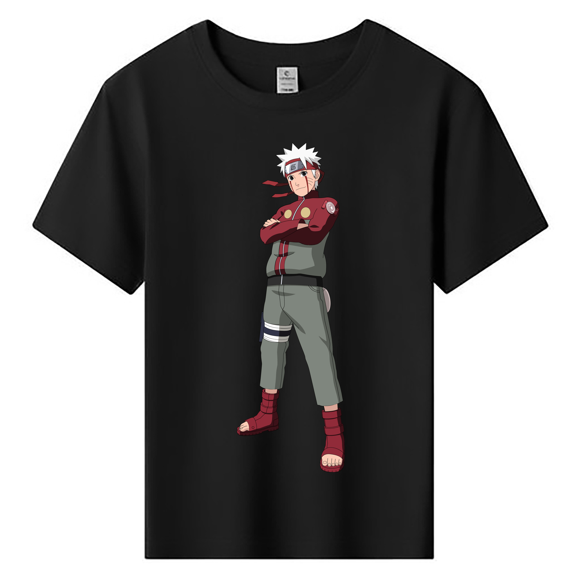 （画像用） NARUTO -ナルト- うずまき ナルト Uzumaki Naruto 綿100％キッズTシャツ（フロントプリント）