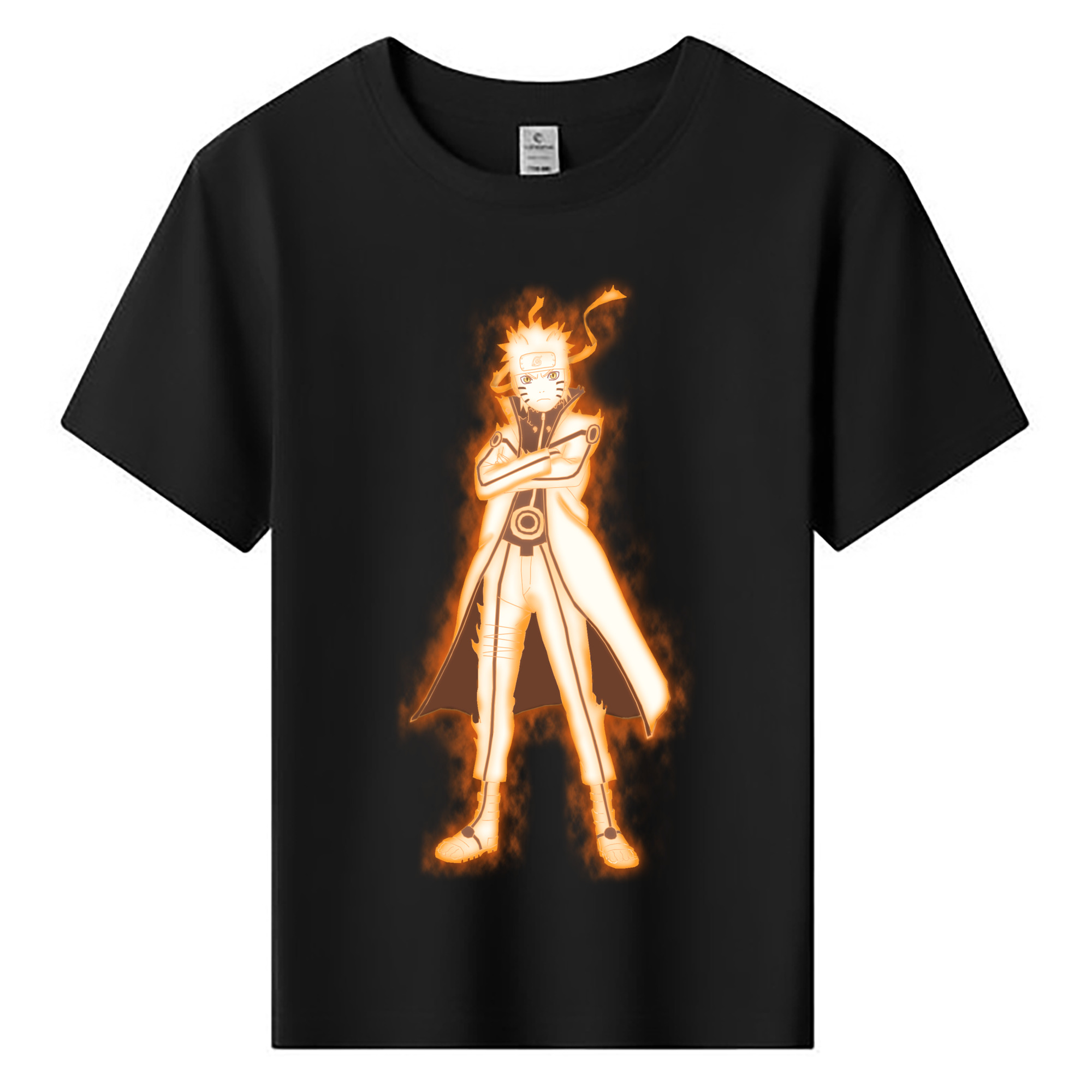 （画像用） NARUTO -ナルト- うずまき ナルト Uzumaki Naruto 綿100％キッズTシャツ（フロントプリント）