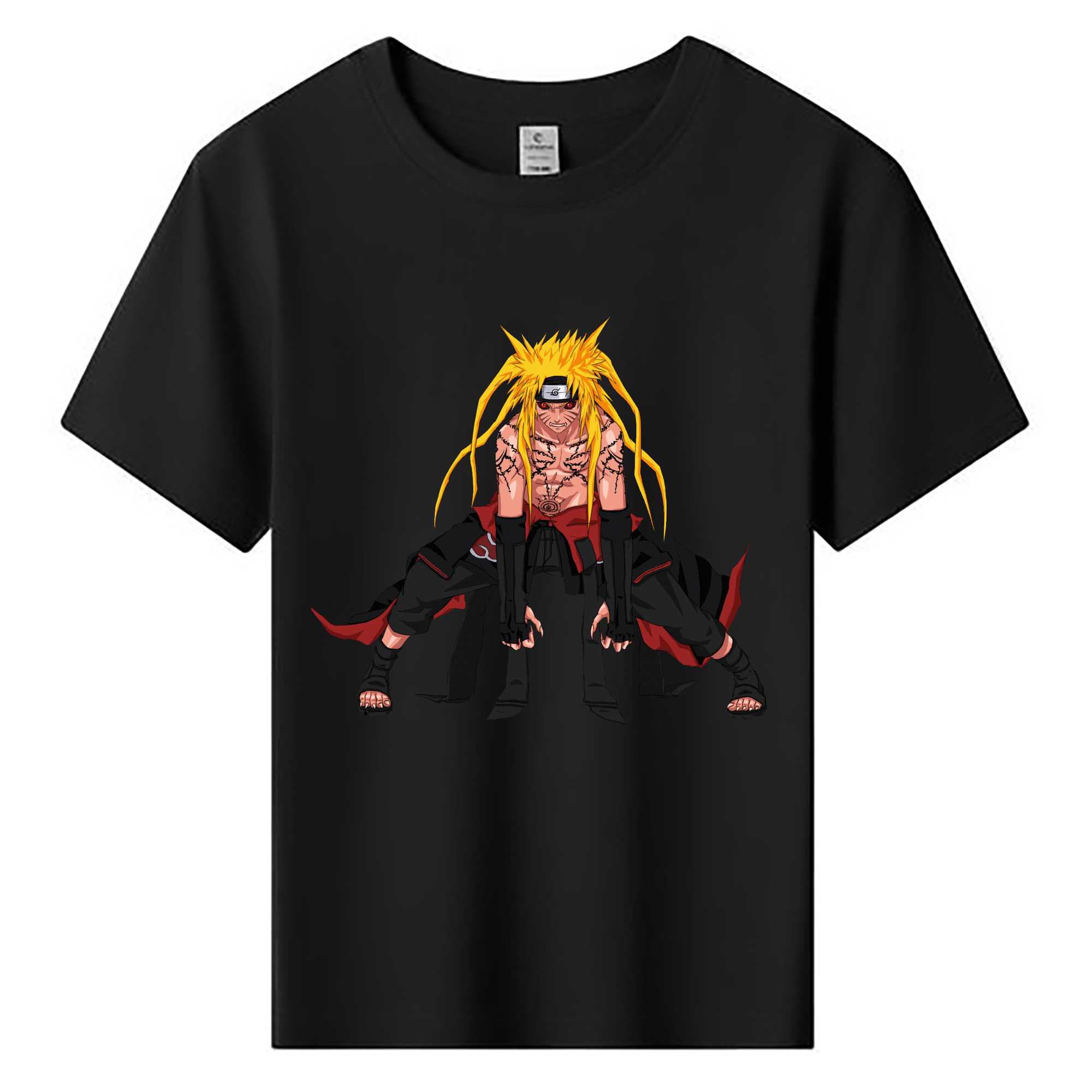 （画像用） NARUTO -ナルト- うずまき ナルト Uzumaki Naruto 綿100％キッズTシャツ（フロントプリント）