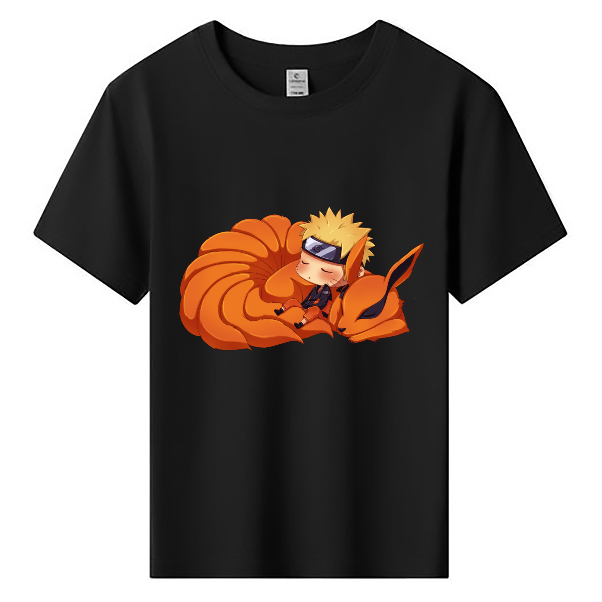 （画像用） NARUTO -ナルト- うずまき ナルト Uzumaki Naruto 綿100％キッズTシャツ（フロントプリント）