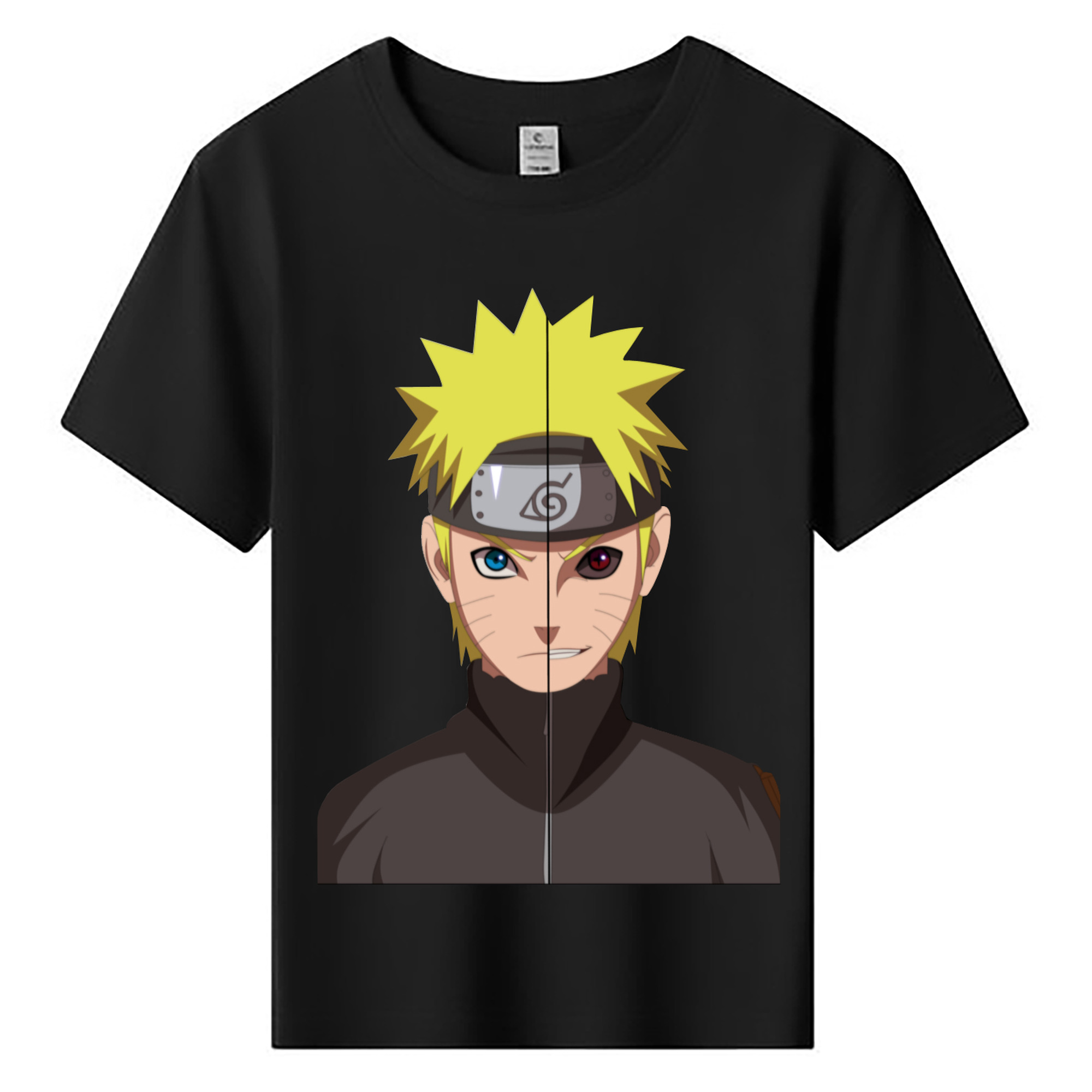 （画像用） NARUTO -ナルト- うずまき ナルト Uzumaki Naruto 綿100％キッズTシャツ（フロントプリント）