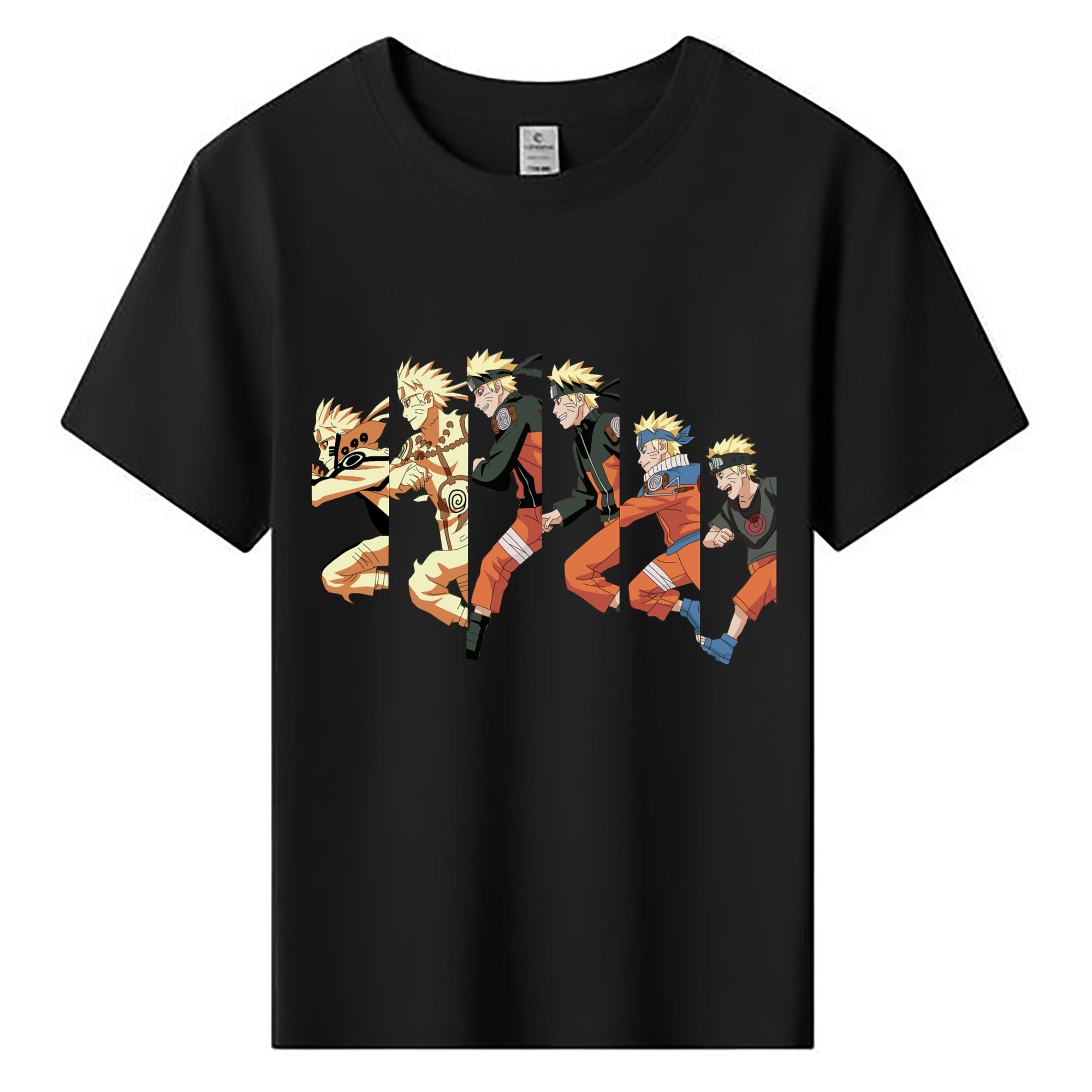 （画像用） NARUTO -ナルト- うずまき ナルト Uzumaki Naruto 綿100％キッズTシャツ（フロントプリント）