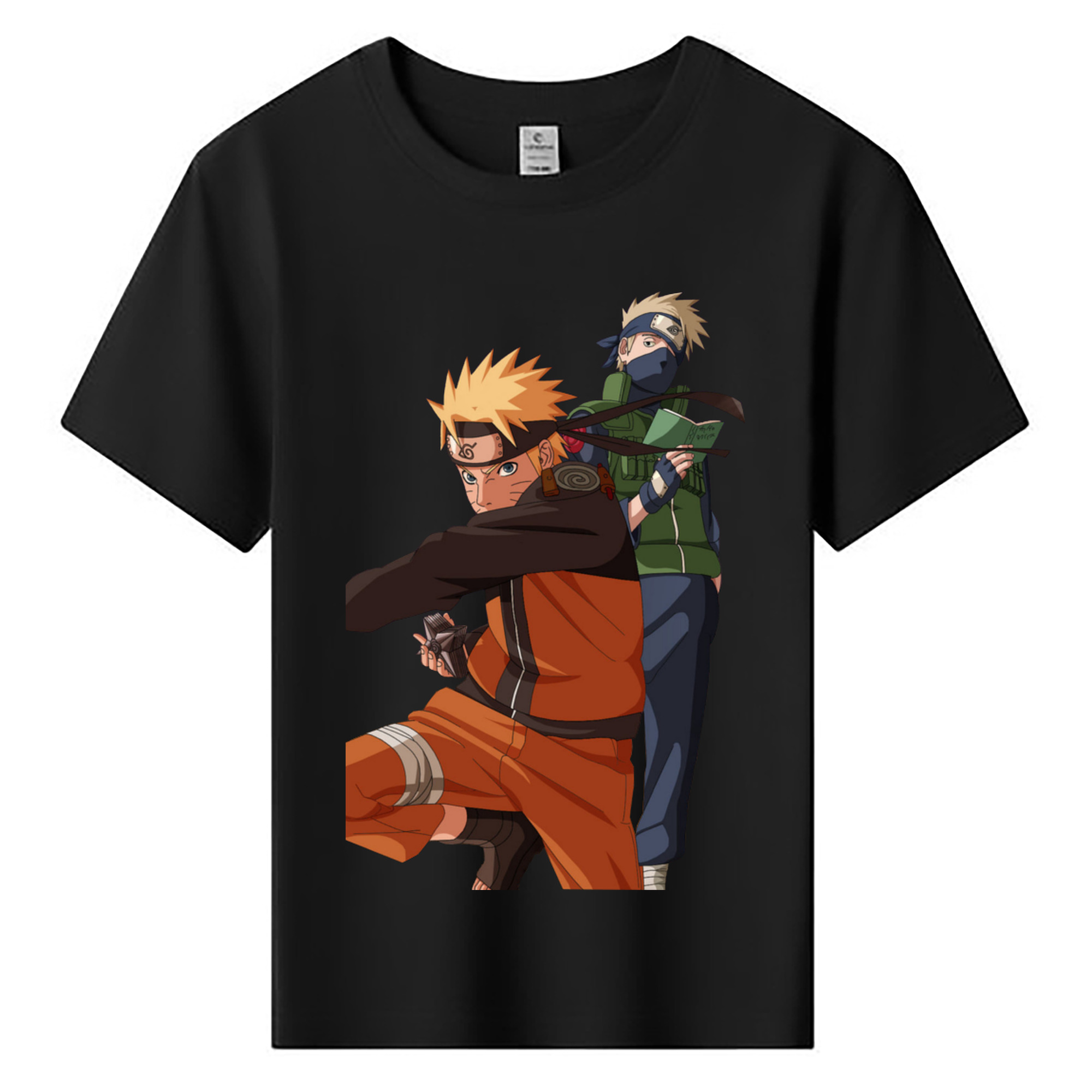 （画像用） NARUTO -ナルト- うずまき ナルト Uzumaki Naruto 綿100％キッズTシャツ（フロントプリント）