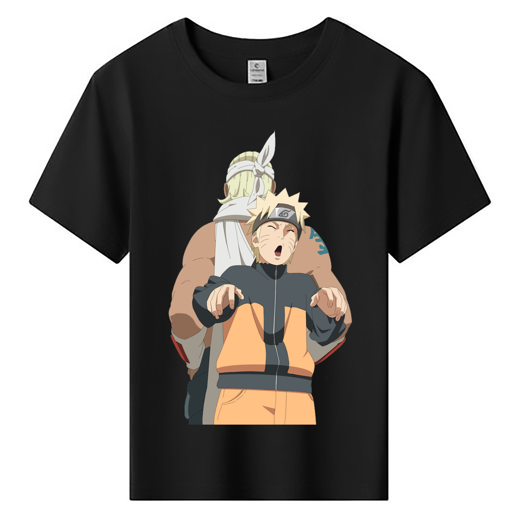 （画像用） NARUTO -ナルト- うずまき ナルト Uzumaki Naruto 綿100％キッズTシャツ（フロントプリント）