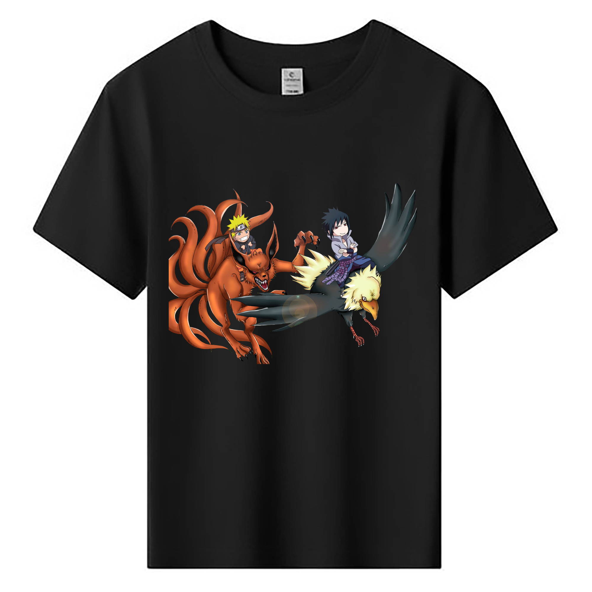 （画像用） NARUTO -ナルト- うずまき ナルト Uzumaki Naruto 綿100％キッズTシャツ（フロントプリント）