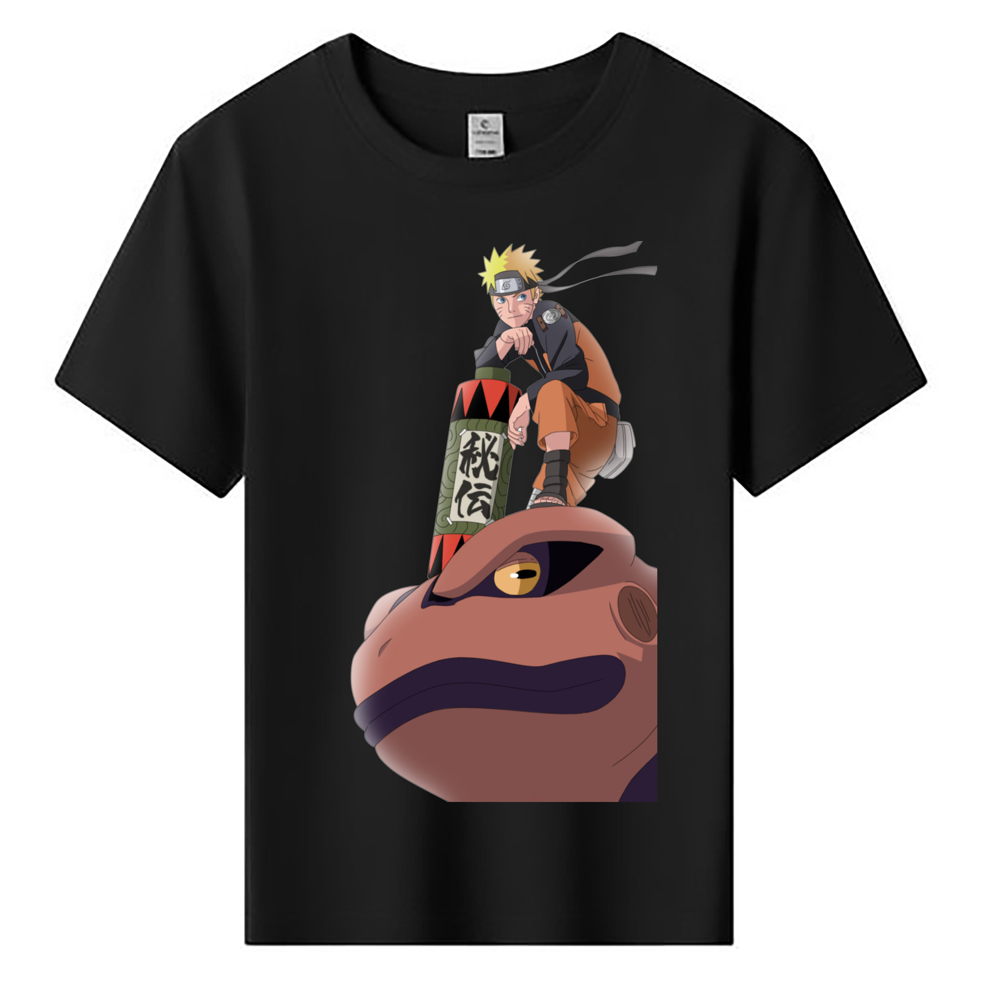 （画像用） NARUTO -ナルト- うずまき ナルト Uzumaki Naruto 綿100％キッズTシャツ（フロントプリント）