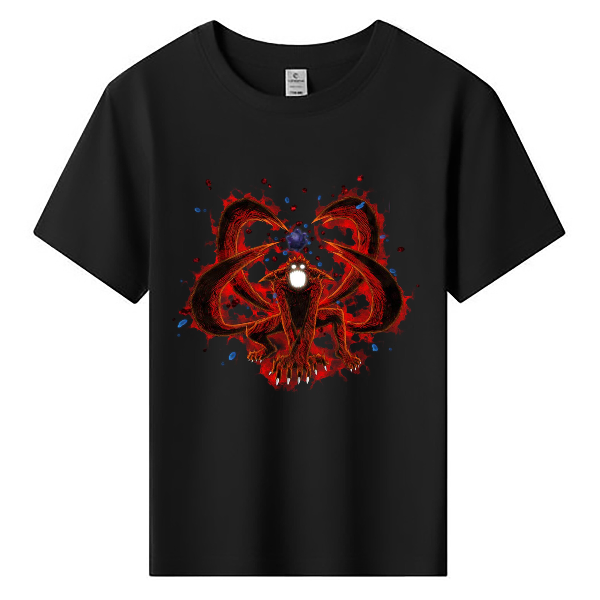 （画像用） NARUTO -ナルト- うずまき ナルト Uzumaki Naruto 綿100％キッズTシャツ（フロントプリント）