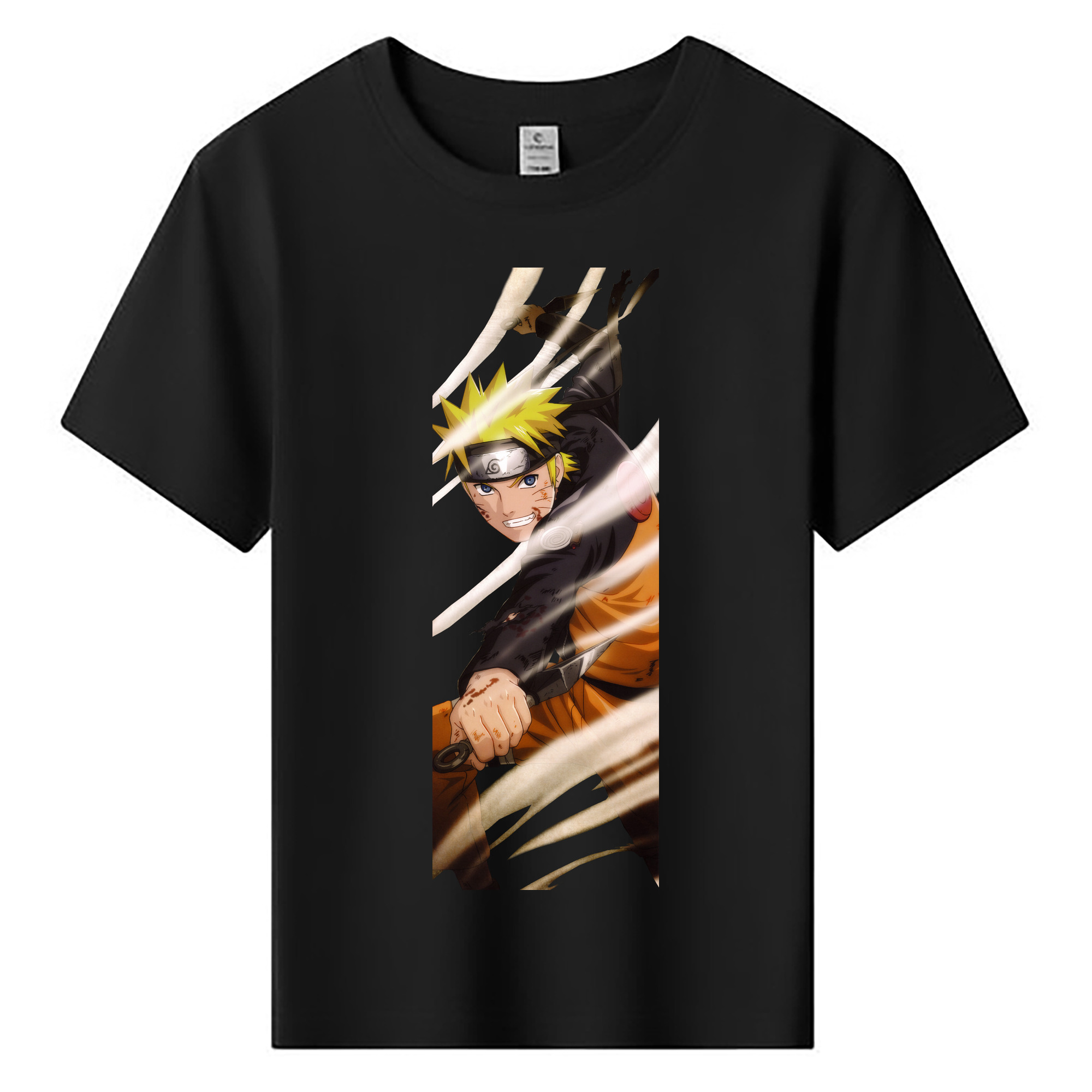 （画像用） NARUTO -ナルト- うずまき ナルト Uzumaki Naruto 綿100％キッズTシャツ（フロントプリント）