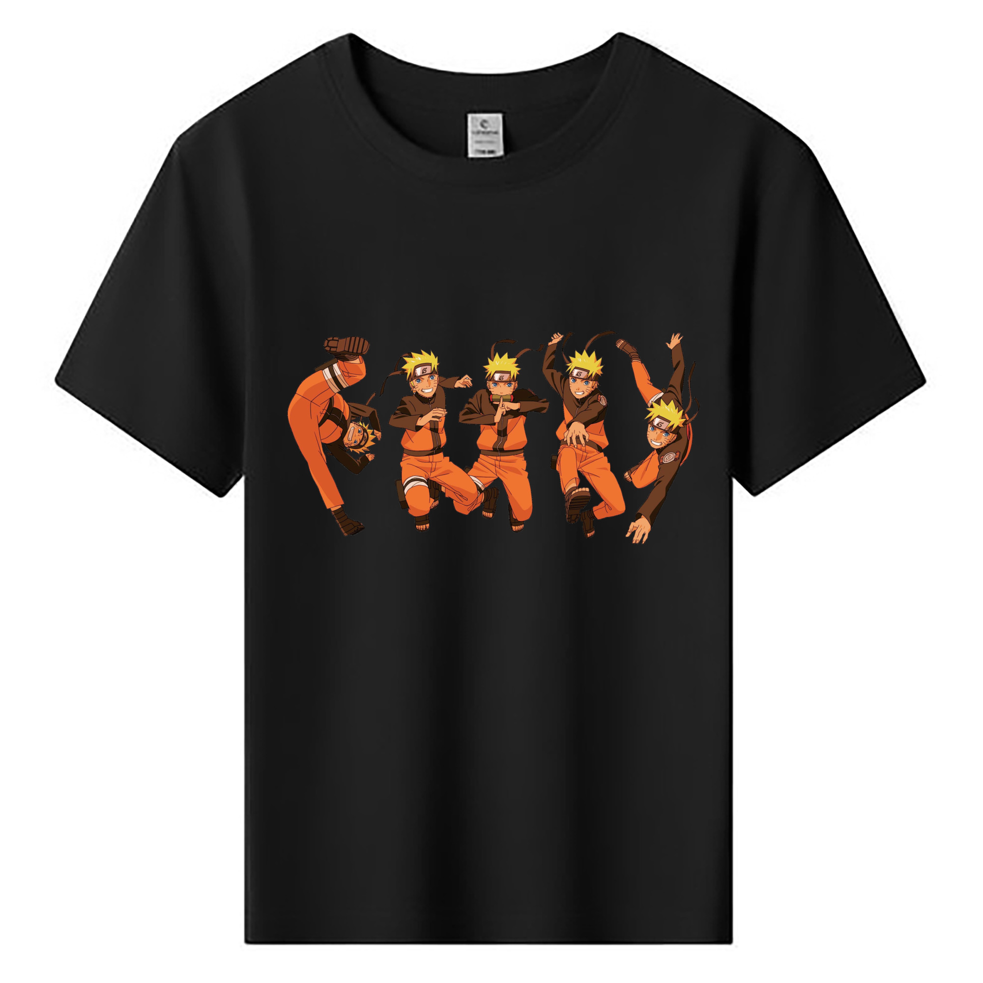 （画像用） NARUTO -ナルト- うずまき ナルト Uzumaki Naruto 綿100％キッズTシャツ（フロントプリント）