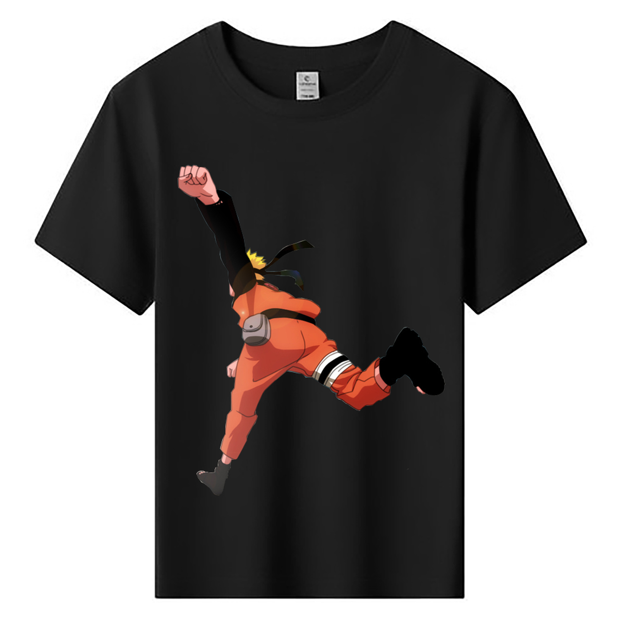 （画像用） NARUTO -ナルト- うずまき ナルト Uzumaki Naruto 綿100％キッズTシャツ（フロントプリント）