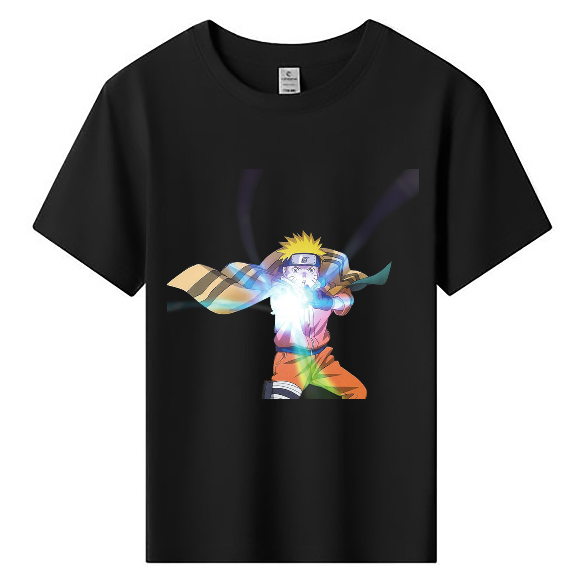 （画像用） NARUTO -ナルト- うずまき ナルト Uzumaki Naruto 綿100％キッズTシャツ（フロントプリント）