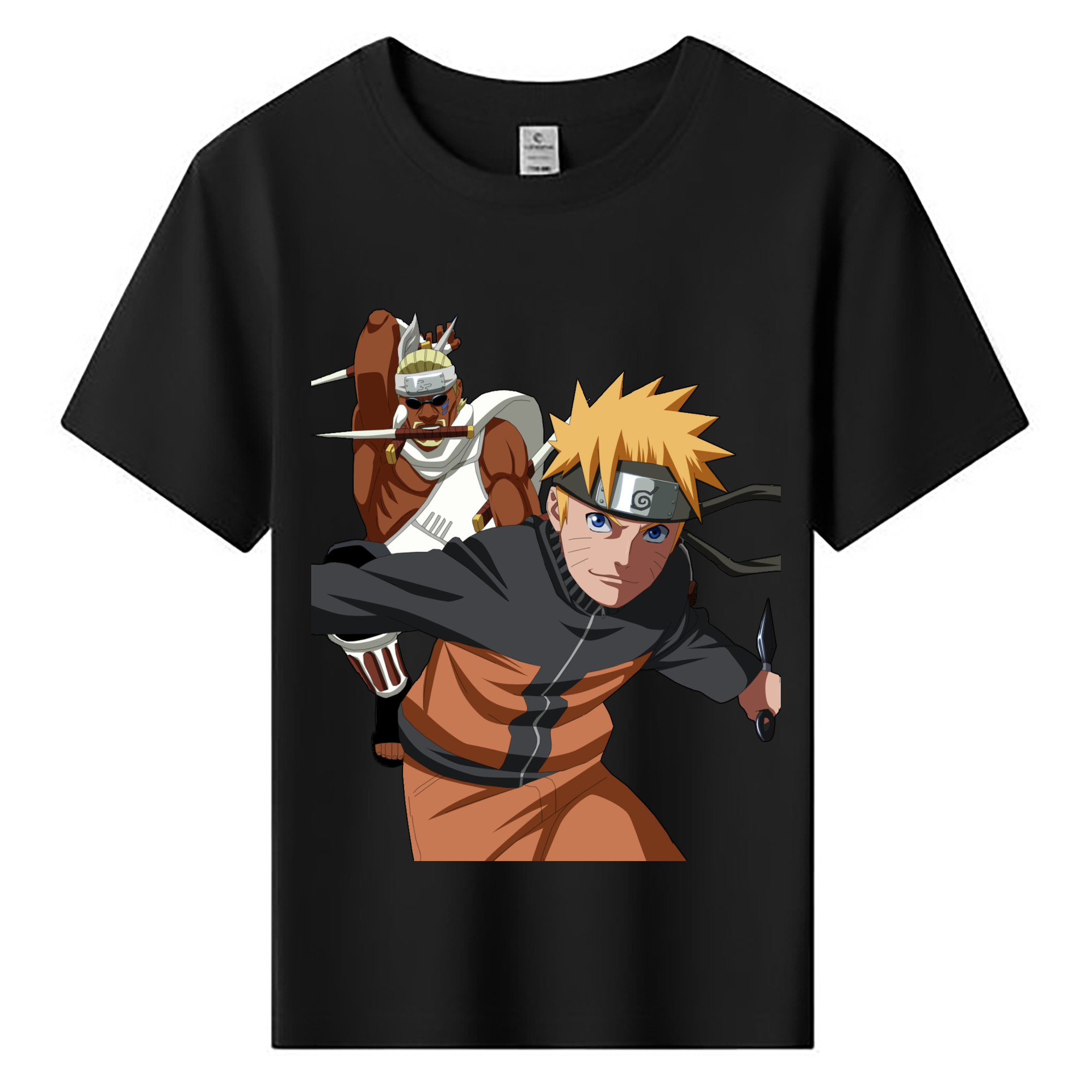 （画像用） NARUTO -ナルト- うずまき ナルト Uzumaki Naruto 綿100％キッズTシャツ（フロントプリント）
