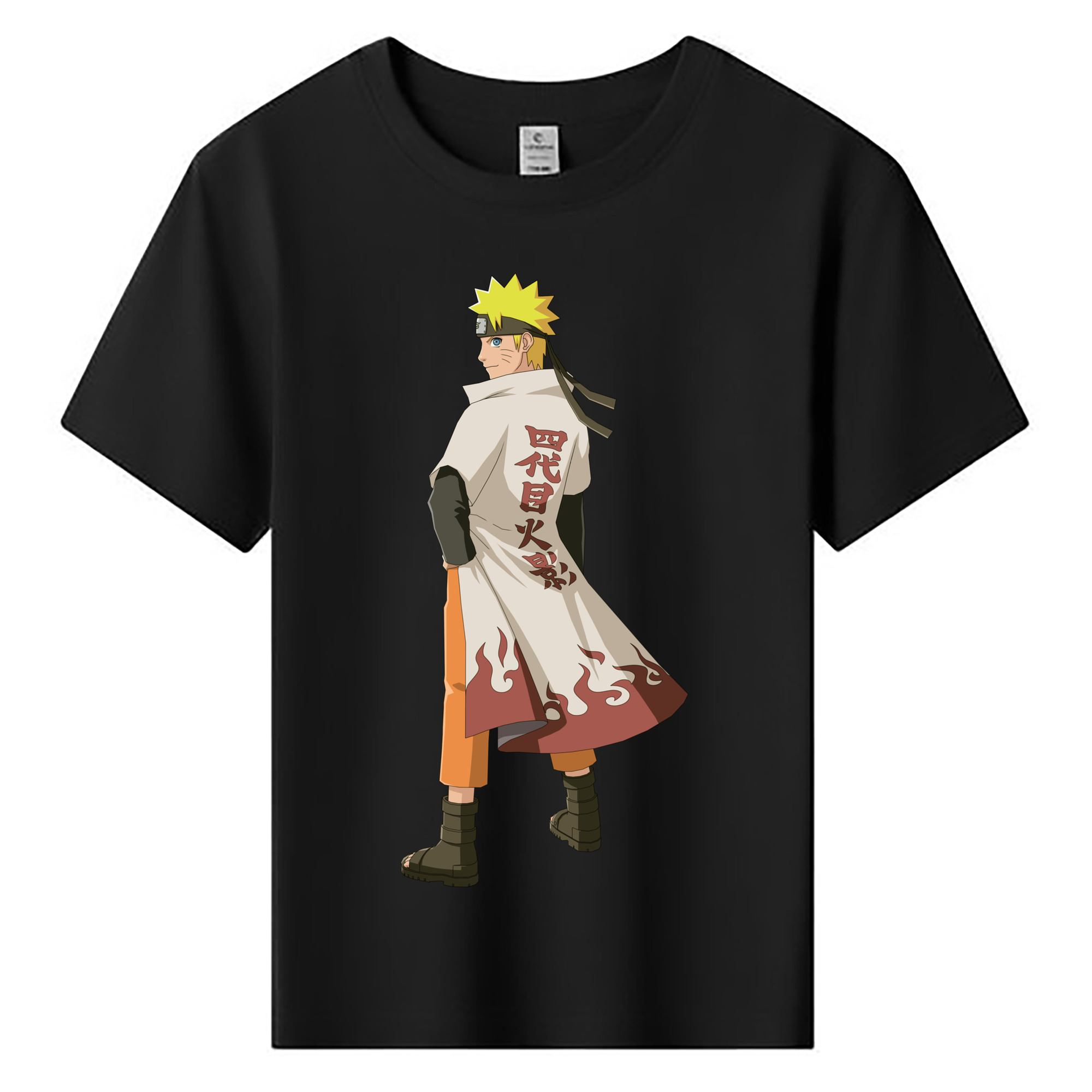（画像用） NARUTO -ナルト- うずまき ナルト Uzumaki Naruto 綿100％キッズTシャツ（フロントプリント）