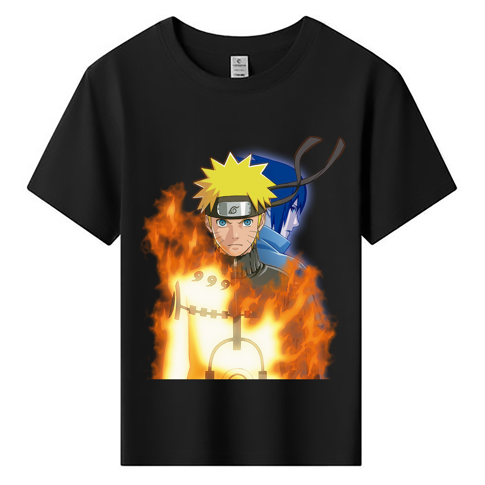 （画像用） NARUTO -ナルト- うずまき ナルト Uzumaki Naruto 綿100％キッズTシャツ（フロントプリント）