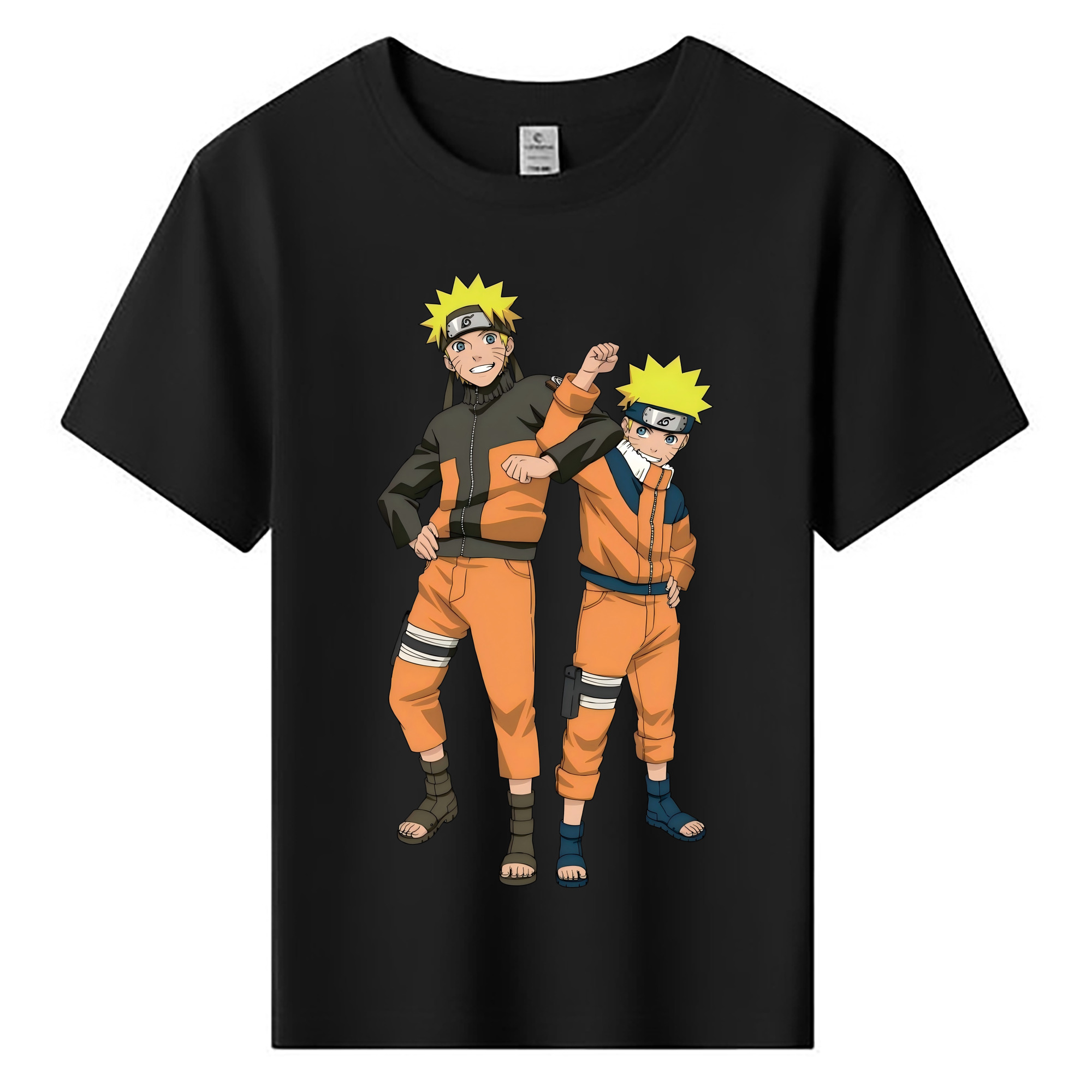 （画像用） NARUTO -ナルト- うずまき ナルト Uzumaki Naruto 綿100％キッズTシャツ（フロントプリント）
