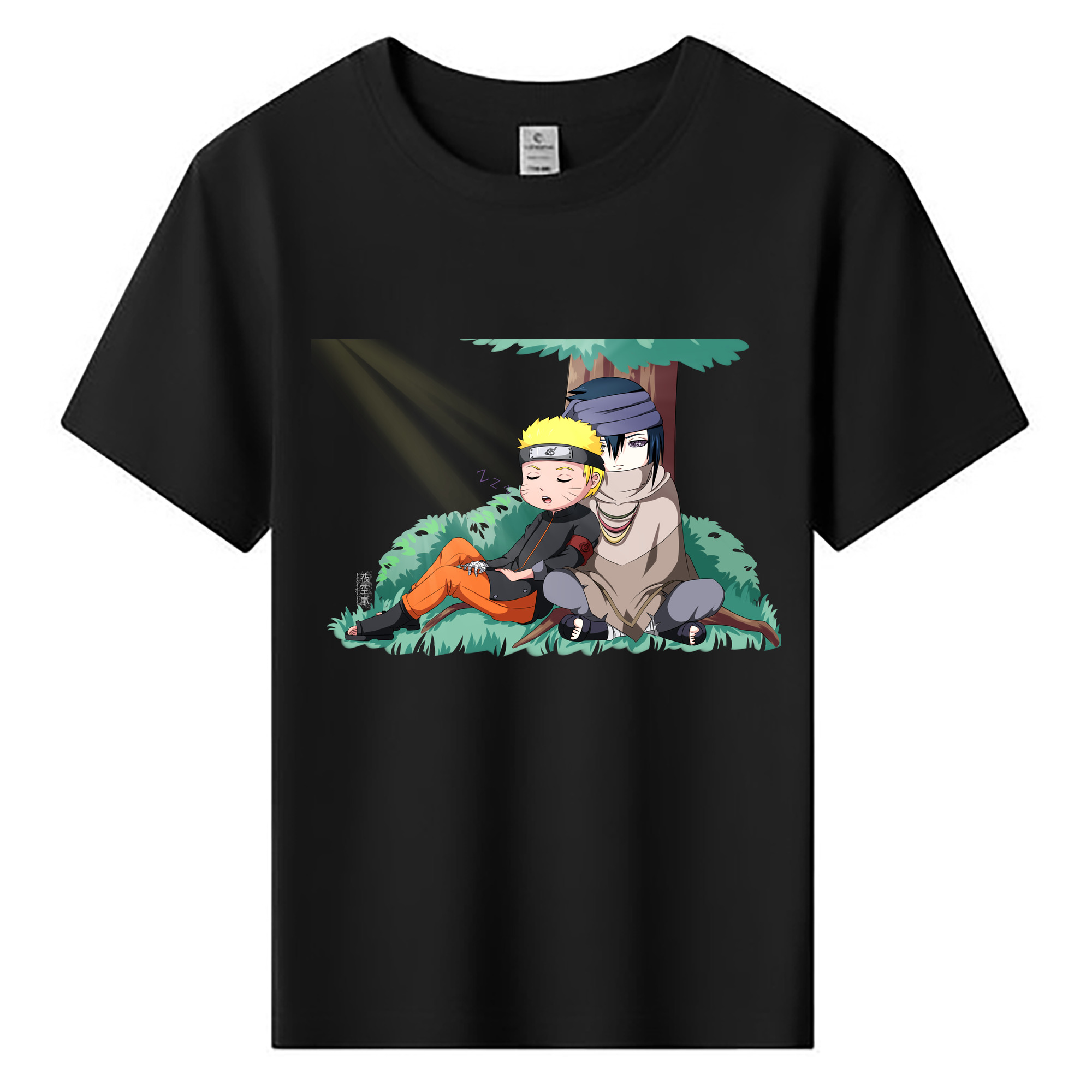 （画像用） NARUTO -ナルト- うずまき ナルト Uzumaki Naruto 綿100％キッズTシャツ（フロントプリント）
