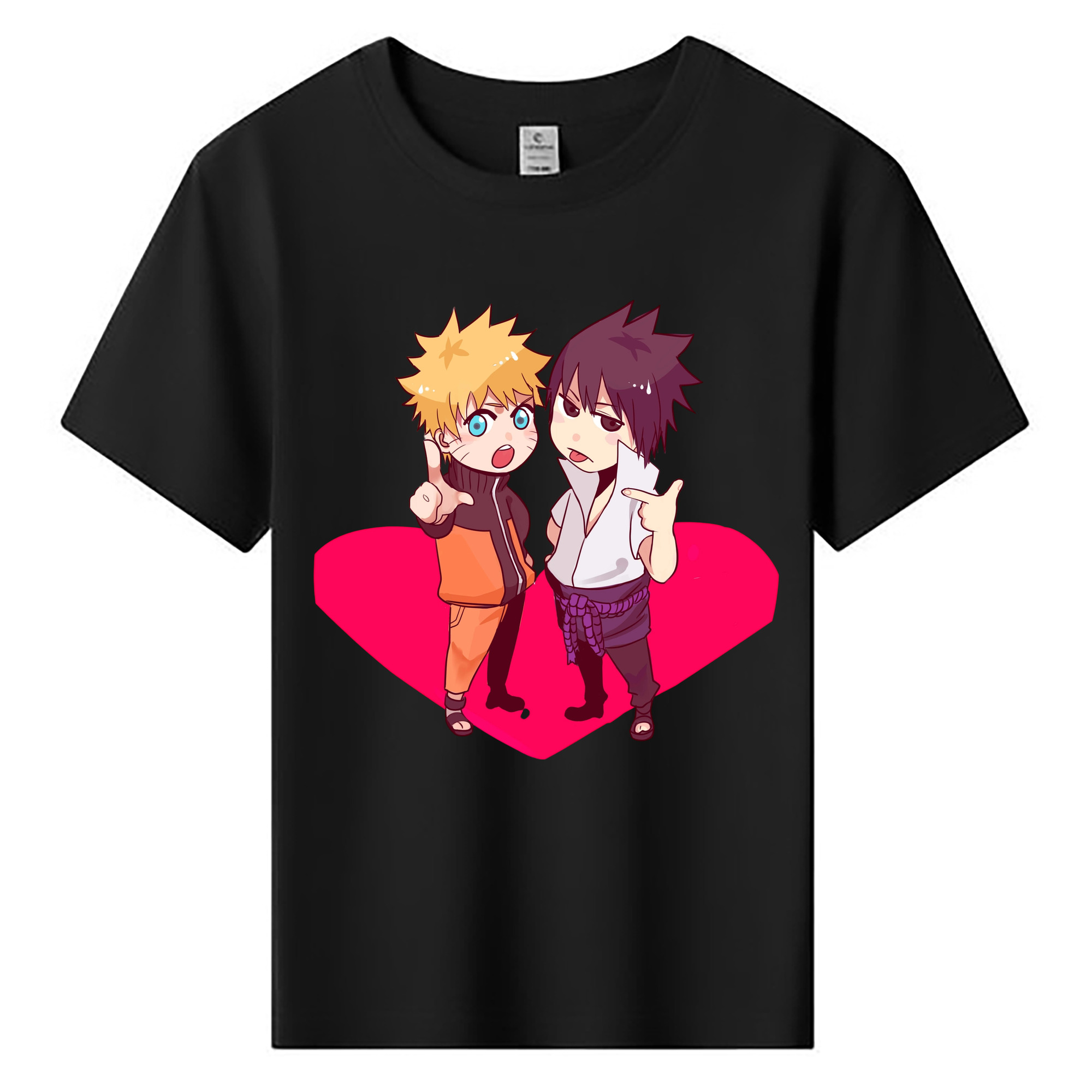 （画像用） NARUTO -ナルト- うずまき ナルト Uzumaki Naruto 綿100％キッズTシャツ（フロントプリント）