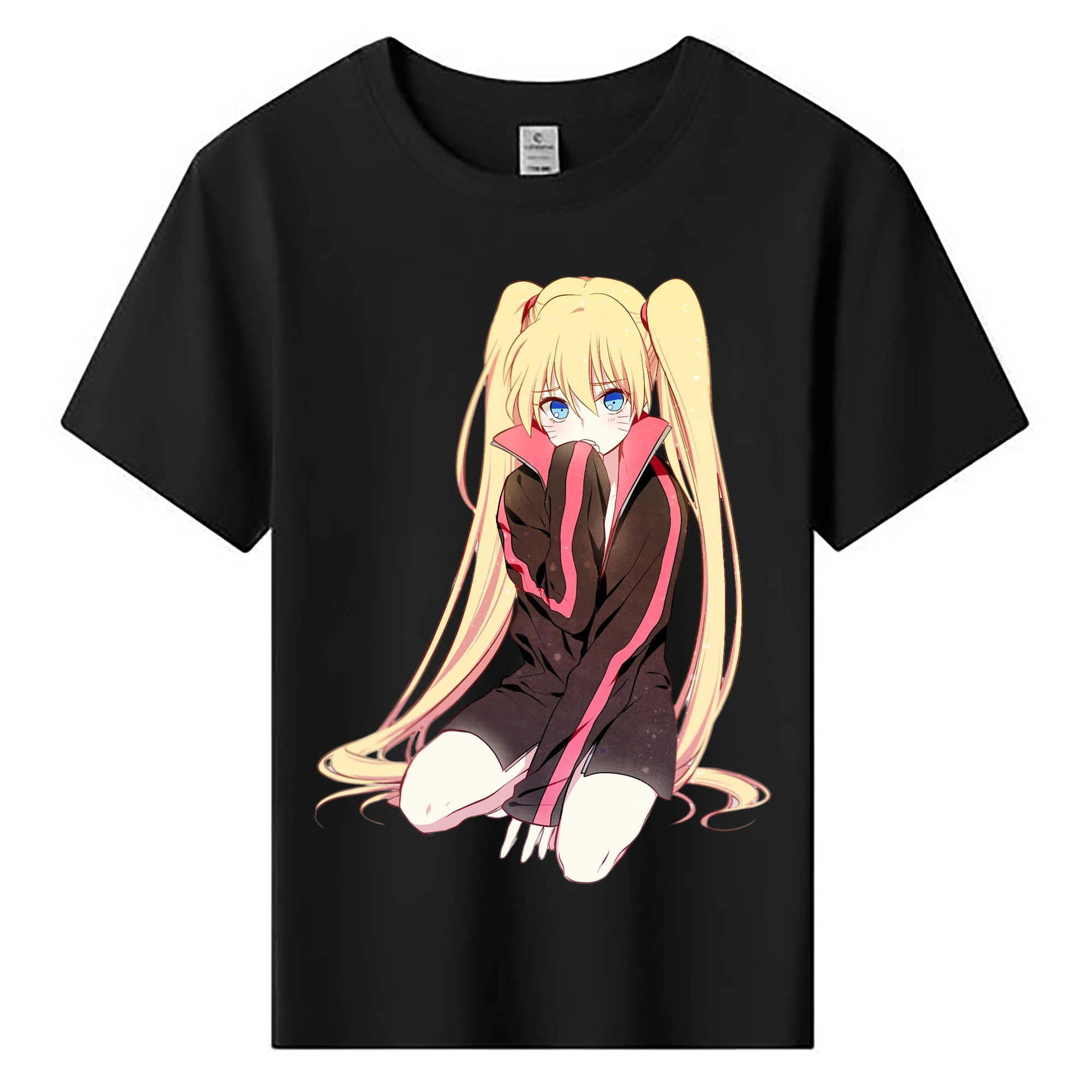 （画像用） NARUTO -ナルト- うずまき ナルト Uzumaki Naruto 綿100％キッズTシャツ（フロントプリント）
