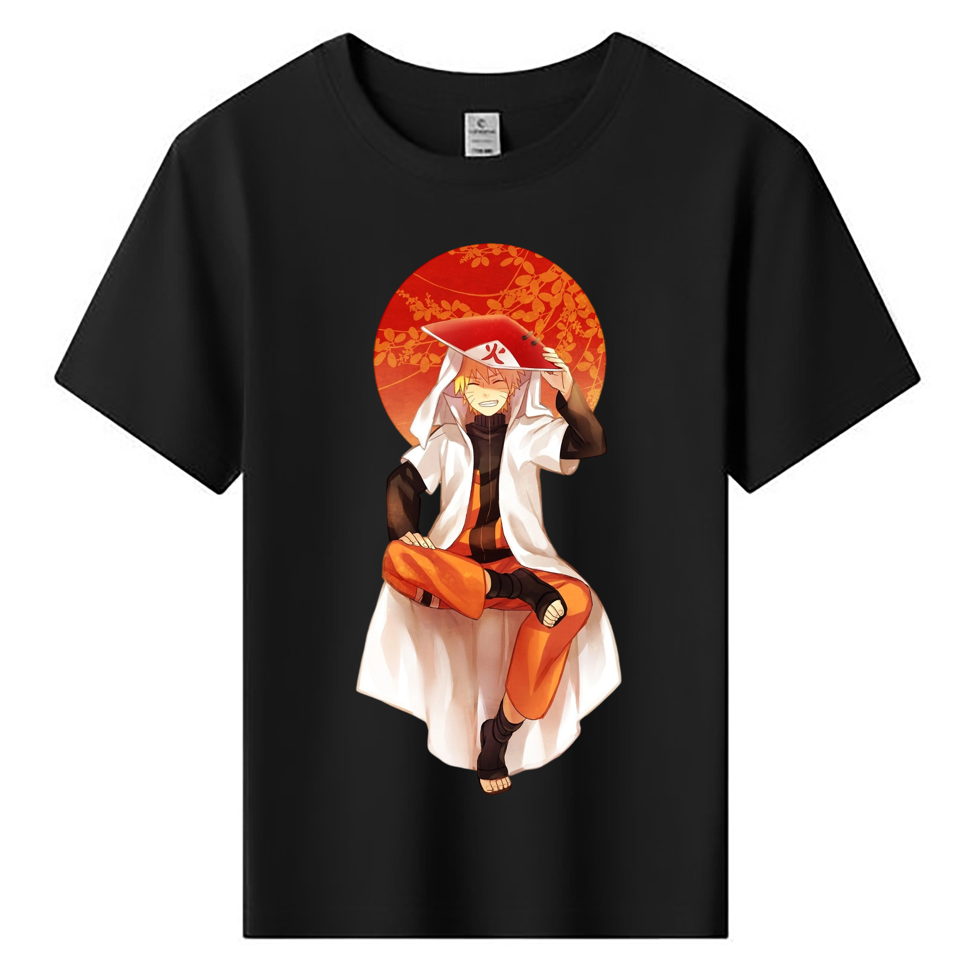 （画像用） NARUTO -ナルト- うずまき ナルト Uzumaki Naruto 綿100％キッズTシャツ（フロントプリント）