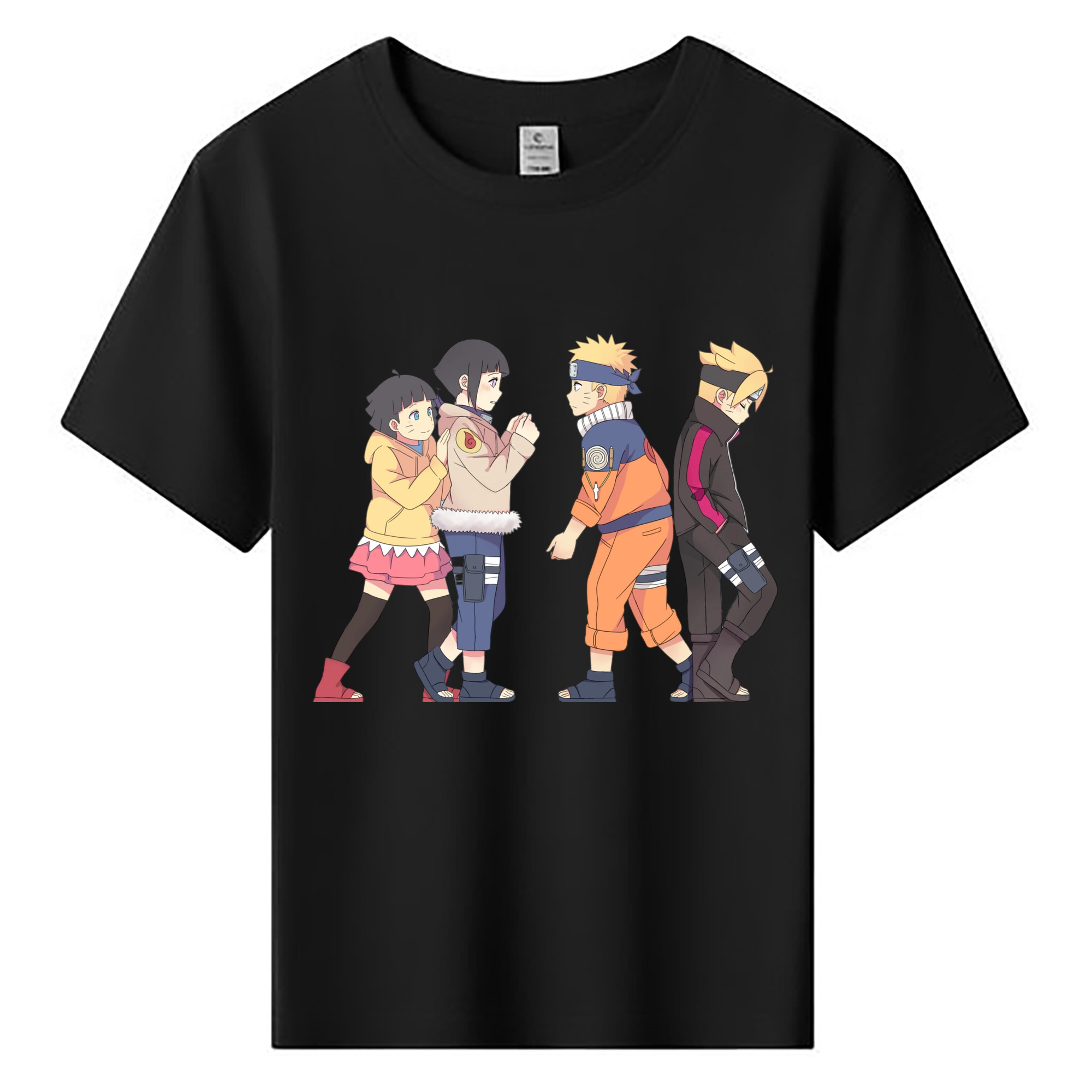 （画像用） NARUTO -ナルト- うずまき ナルト Uzumaki Naruto 綿100％キッズTシャツ（フロントプリント）