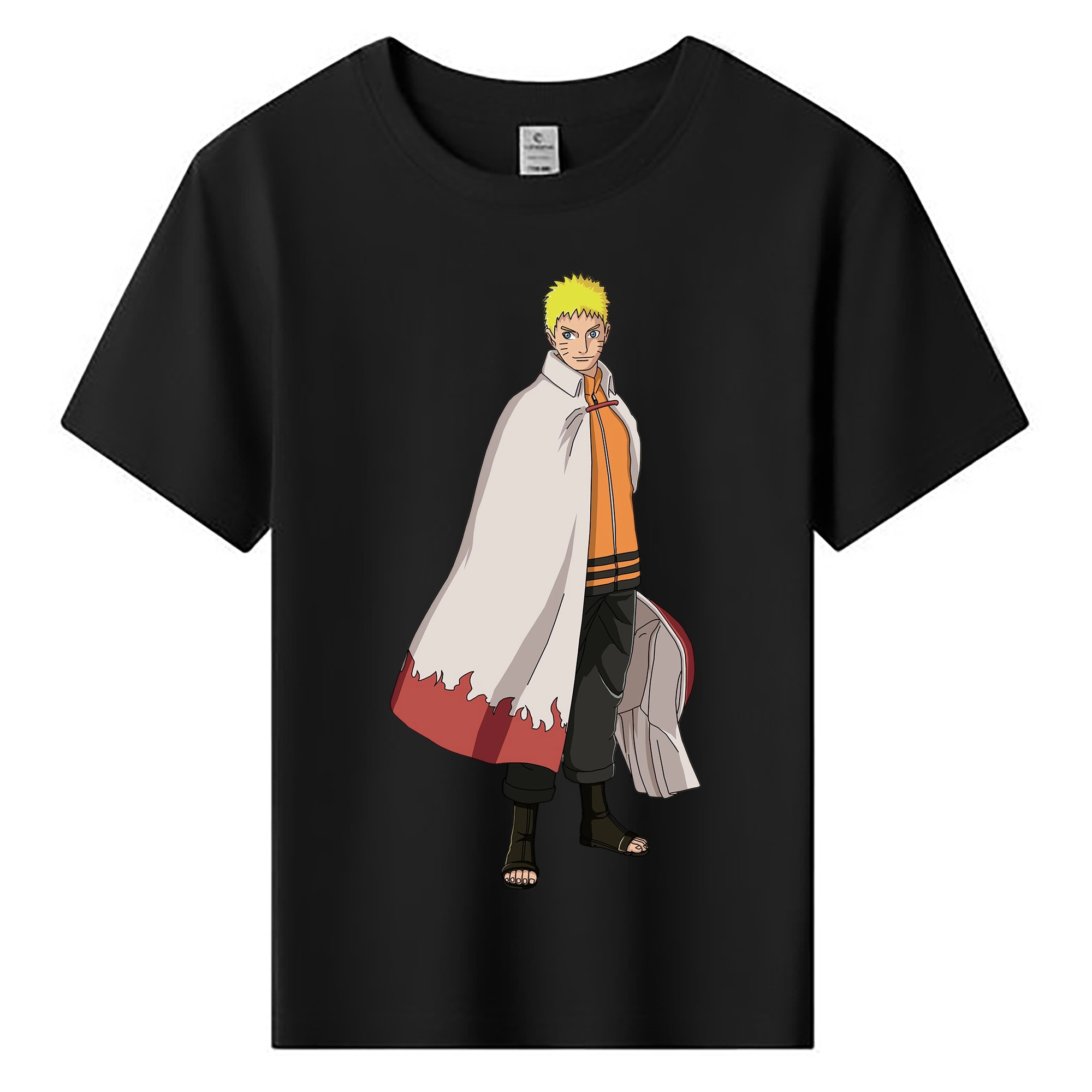 （画像用） NARUTO -ナルト- うずまき ナルト Uzumaki Naruto 綿100％キッズTシャツ（フロントプリント）