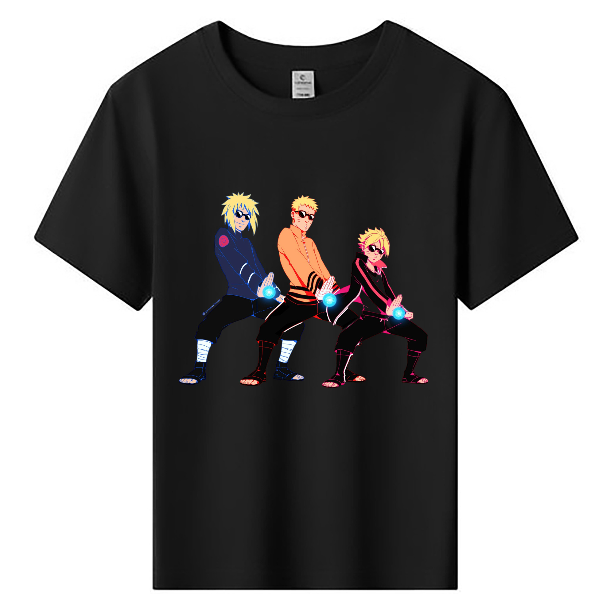 （画像用） NARUTO -ナルト- うずまき ナルト Uzumaki Naruto 綿100％キッズTシャツ（フロントプリント）