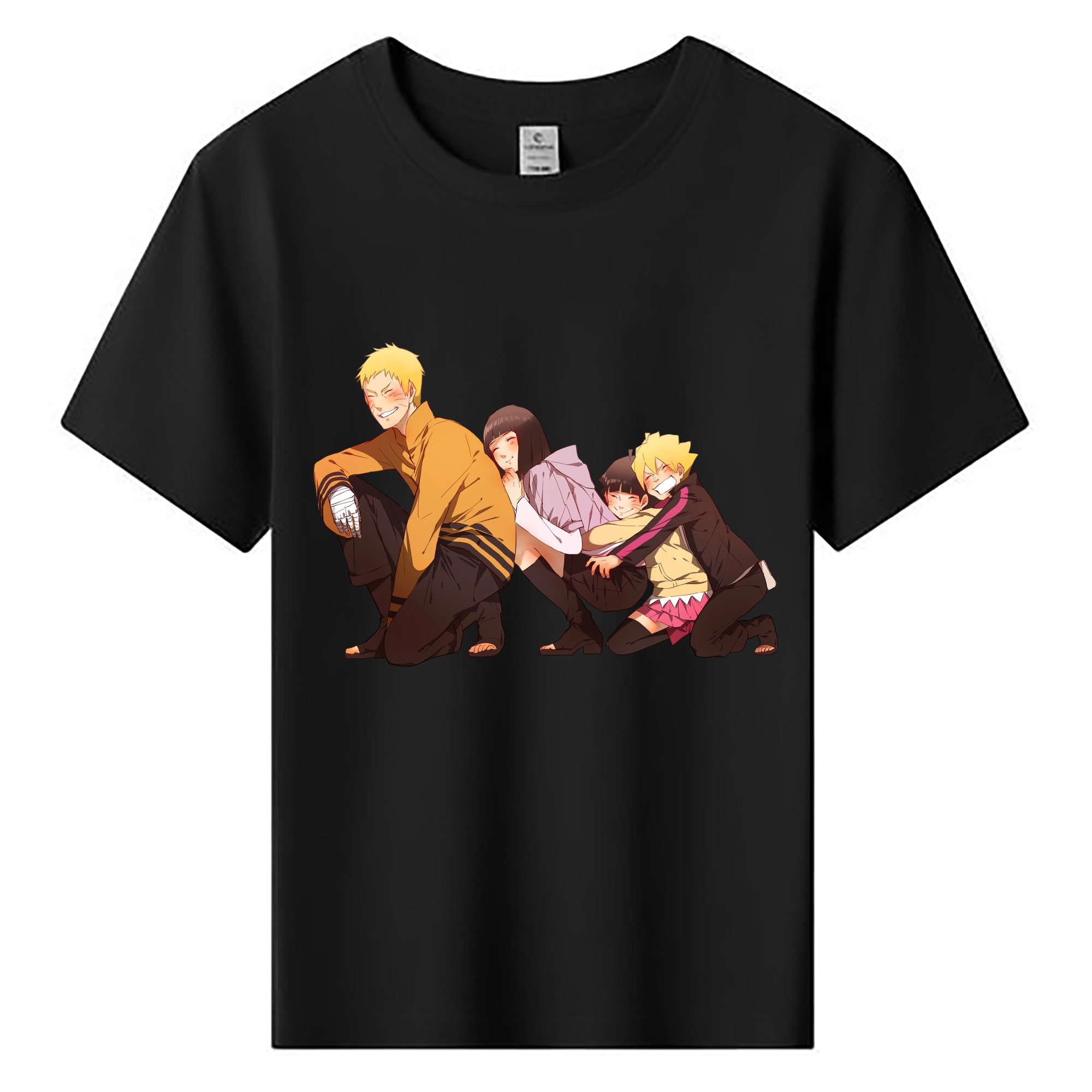 （画像用） NARUTO -ナルト- うずまき ナルト Uzumaki Naruto 綿100％キッズTシャツ（フロントプリント）
