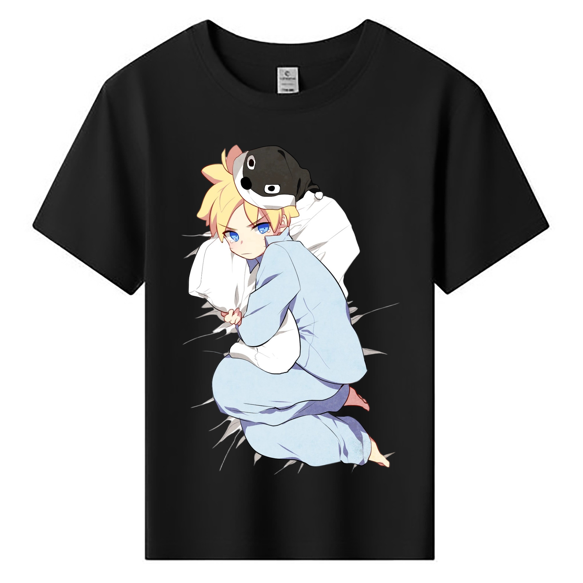 （画像用） NARUTO -ナルト- うずまき ナルト Uzumaki Naruto 綿100％キッズTシャツ（フロントプリント）