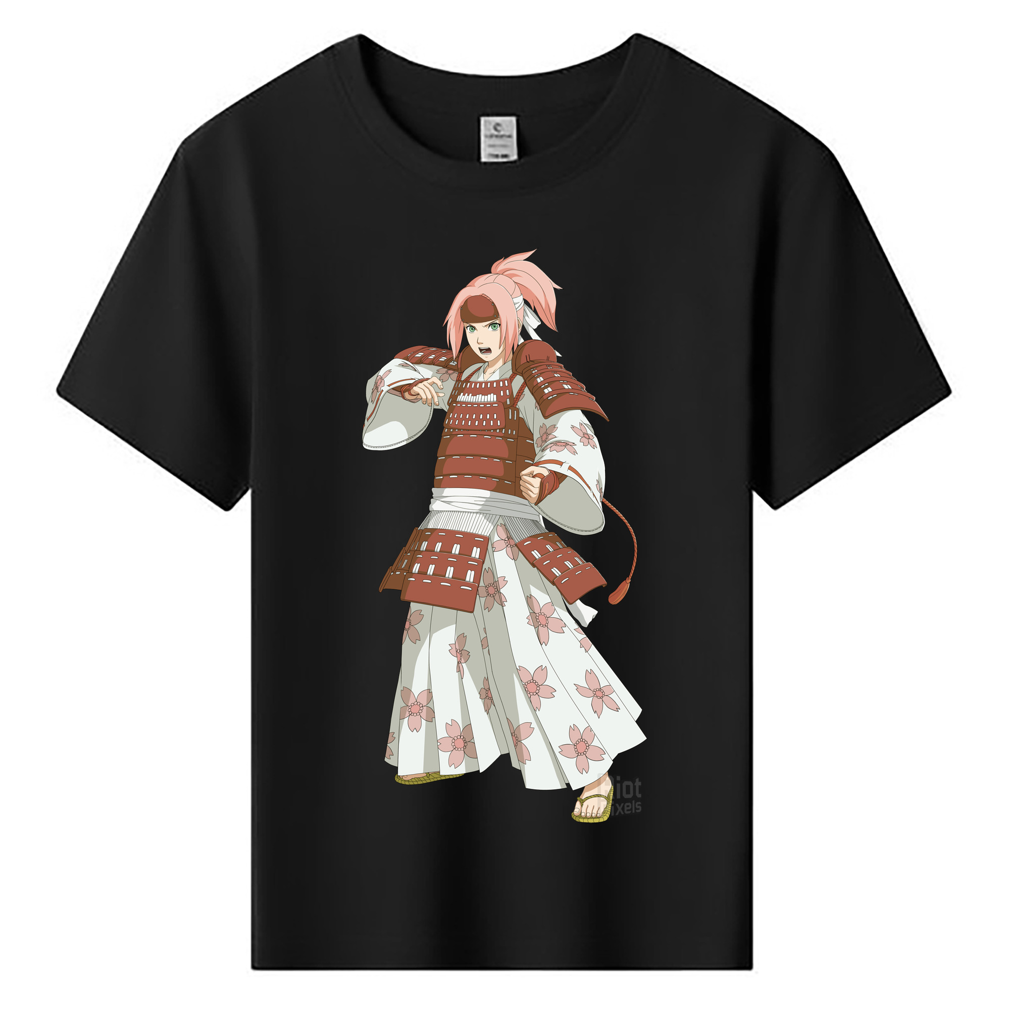 （画像用） NARUTO -ナルト- 春野サクラ Haruno Sakura 綿100％キッズTシャツ（フロントプリント）