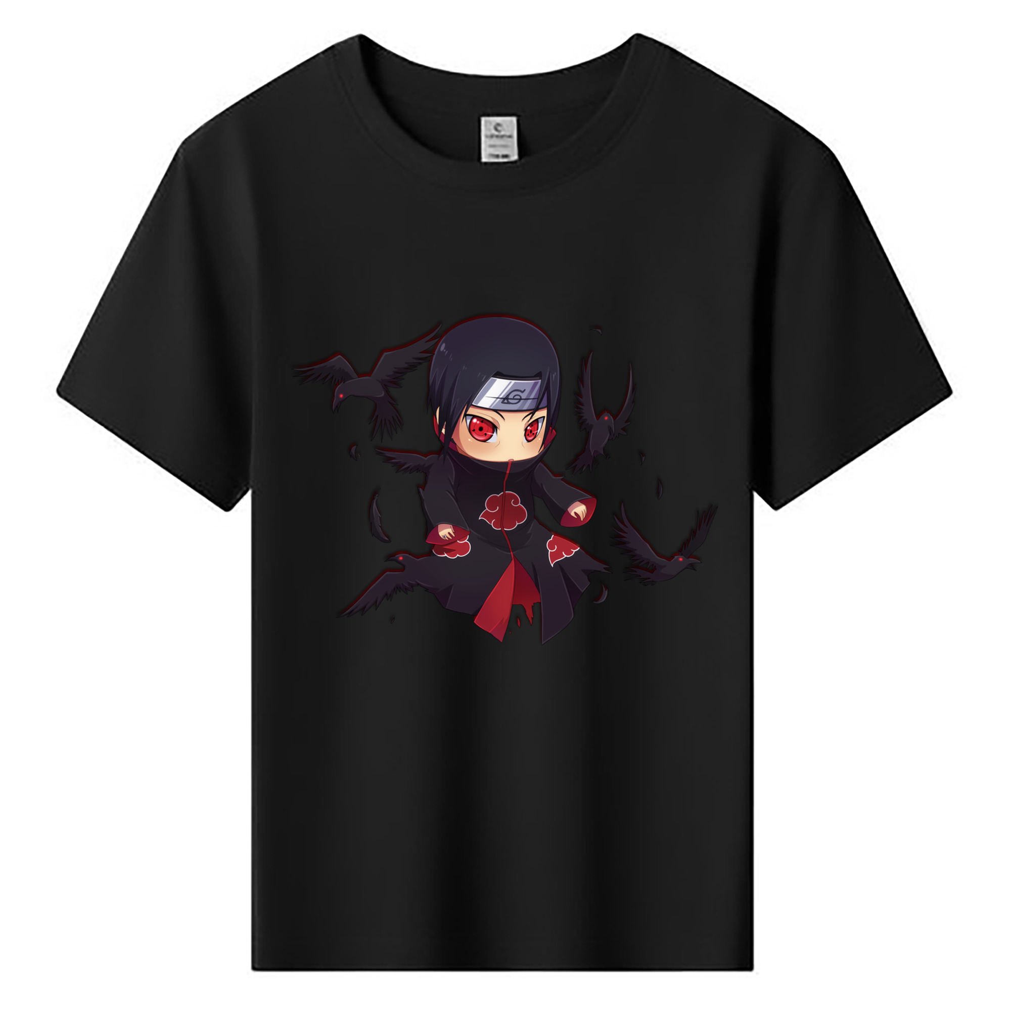 （画像用） NARUTO -ナルト- うちは イタチ Uchiha Itachi 綿100％キッズTシャツ（フロントプリント）