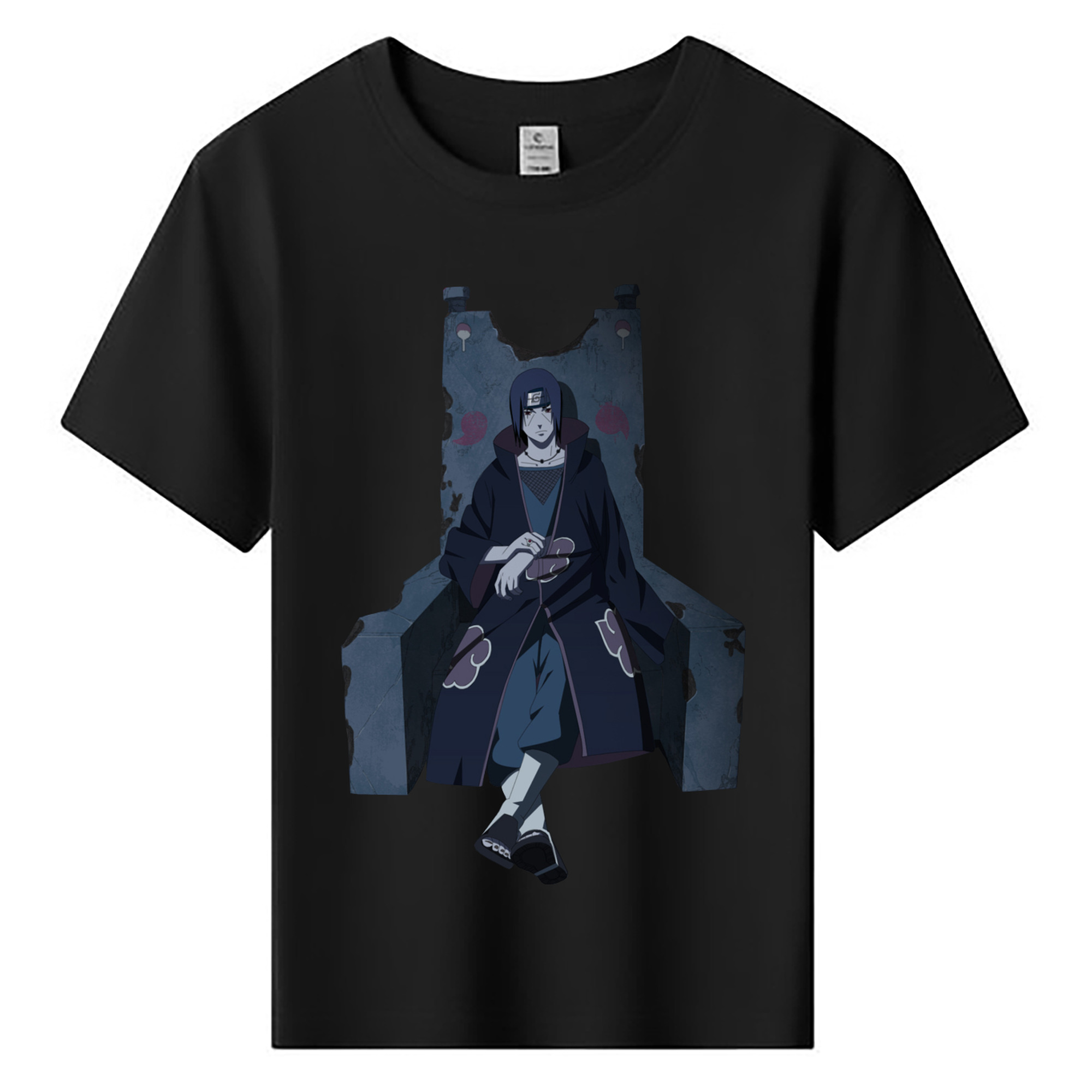 （画像用） NARUTO -ナルト- うちは イタチ Uchiha Itachi 綿100％キッズTシャツ（フロントプリント）