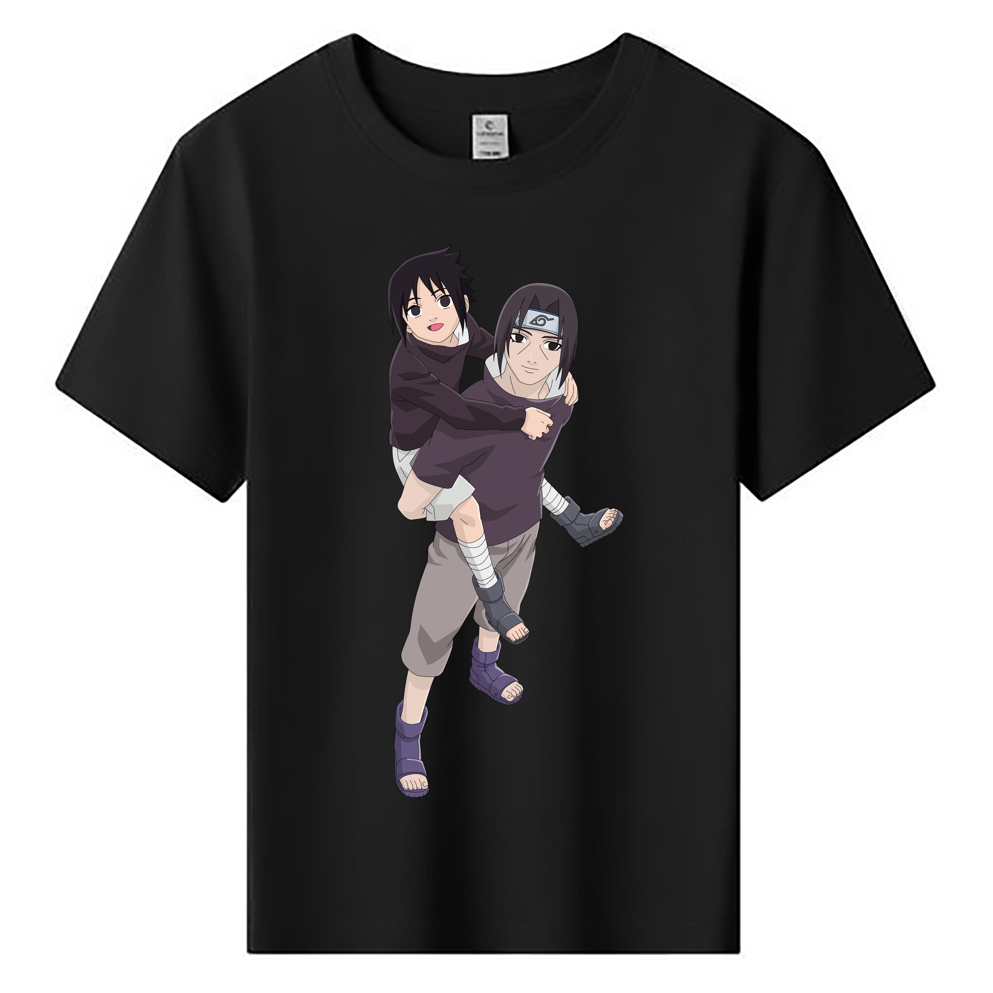 （画像用） NARUTO -ナルト- うちは イタチ Uchiha Itachi 綿100％キッズTシャツ（フロントプリント）