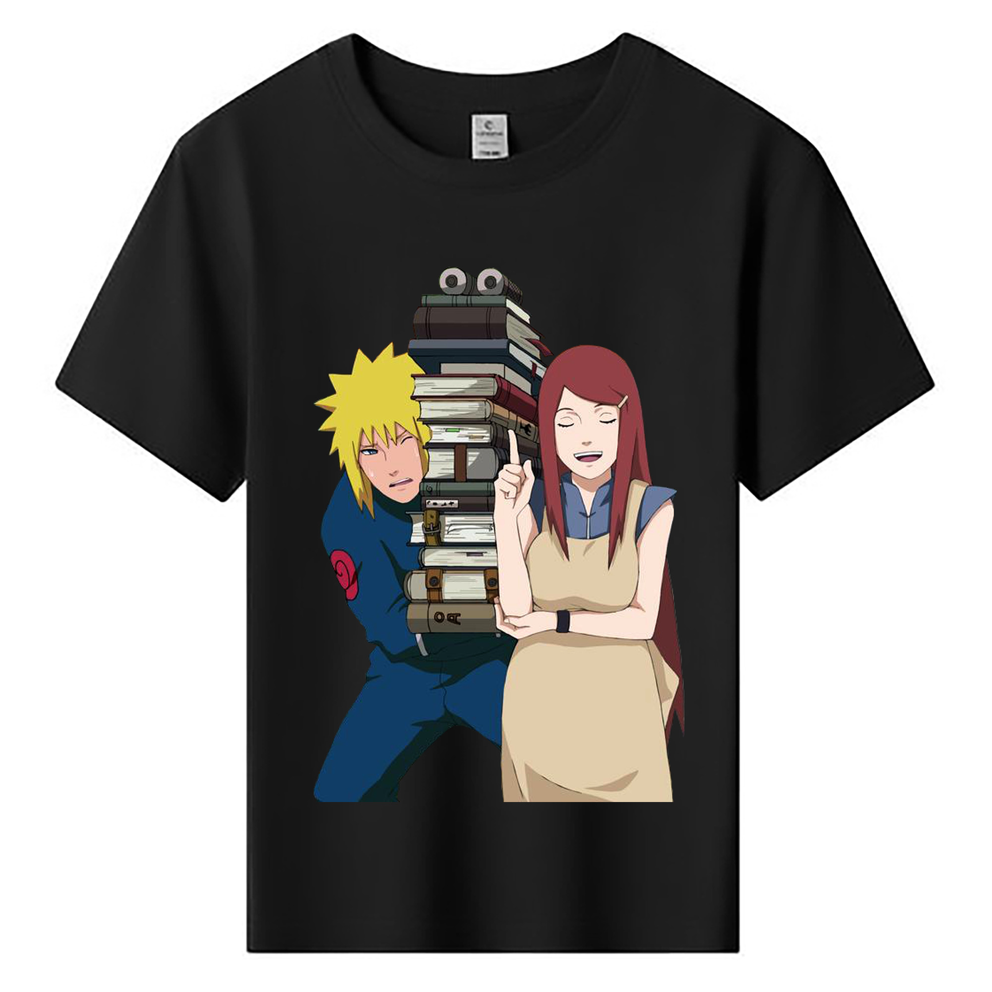 （画像用） NARUTO -ナルト- 波風 ミナト Namikaze Minato 綿100％キッズTシャツ（フロントプリント）
