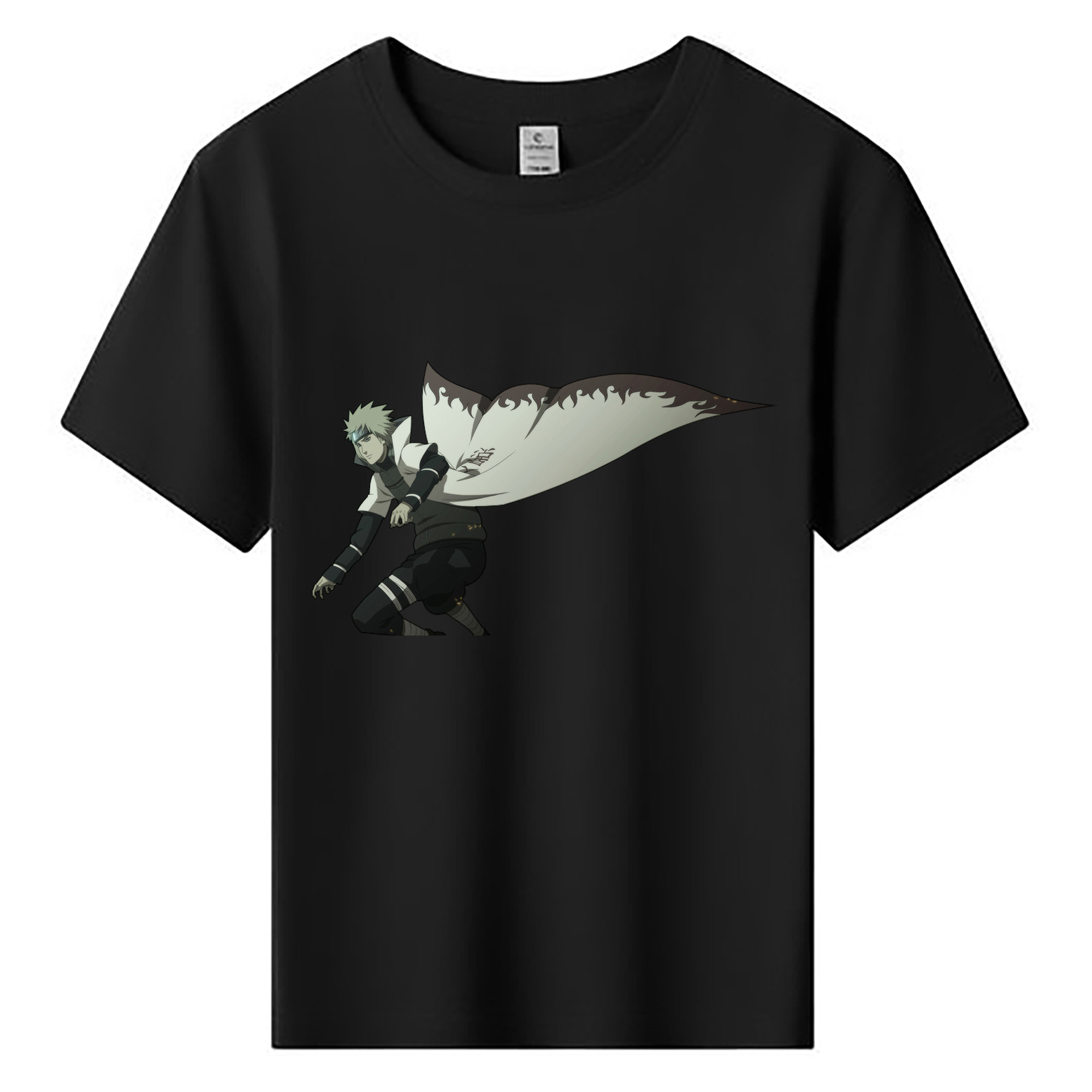 （画像用） NARUTO -ナルト- 波風 ミナト Namikaze Minato 綿100％キッズTシャツ（フロントプリント）
