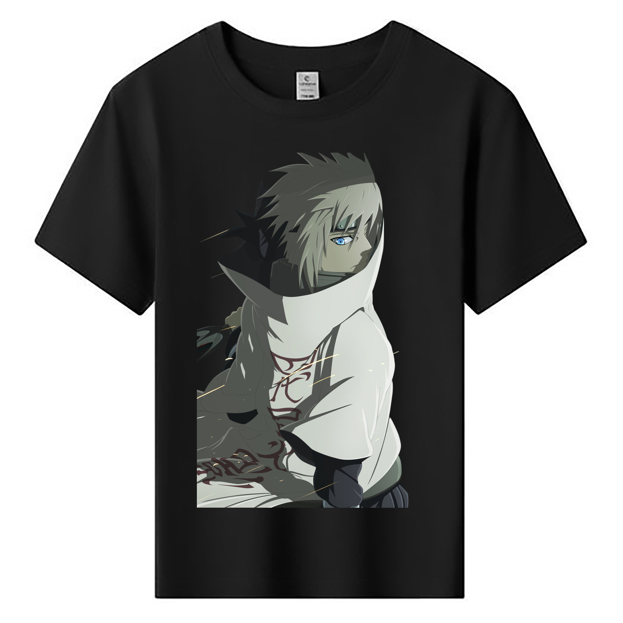 （画像用） NARUTO -ナルト- 波風 ミナト Namikaze Minato 綿100％キッズTシャツ（フロントプリント）