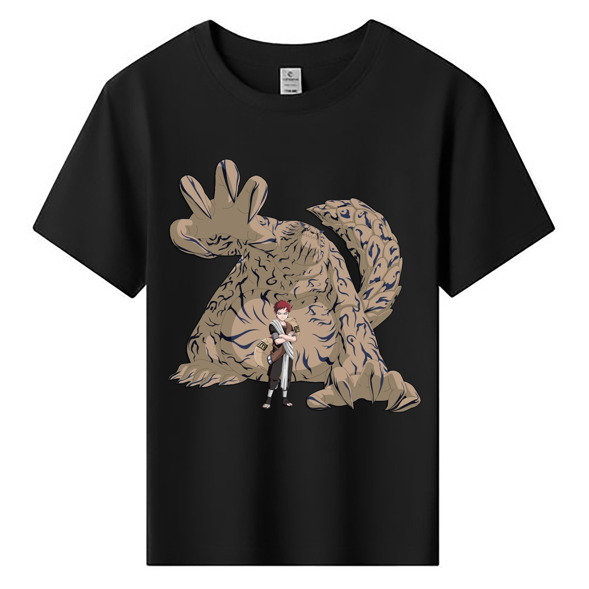 （画像用） NARUTO -ナルト- ガアラ Gaara 綿100％キッズTシャツ（フロントプリント）