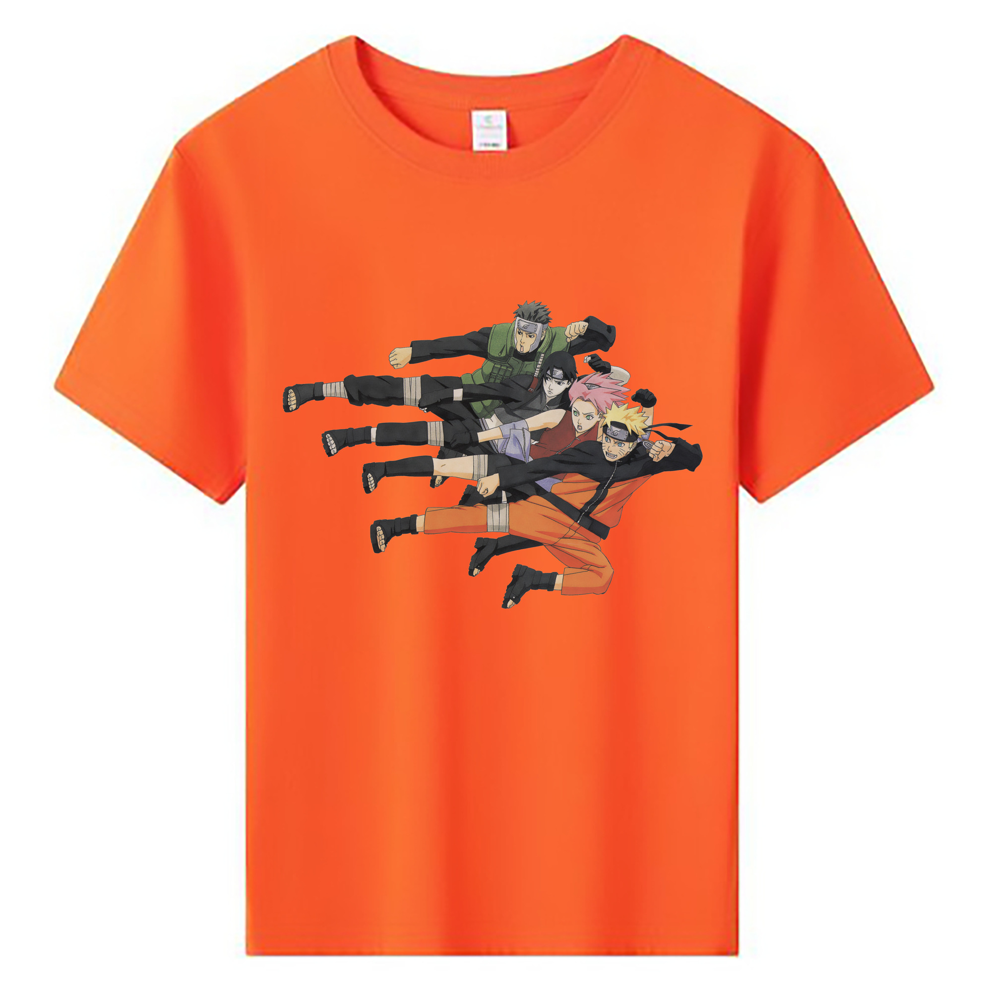 （画像用） NARUTO -ナルト- うずまき ナルト Uzumaki Naruto 綿100％キッズTシャツ（フロントプリント）