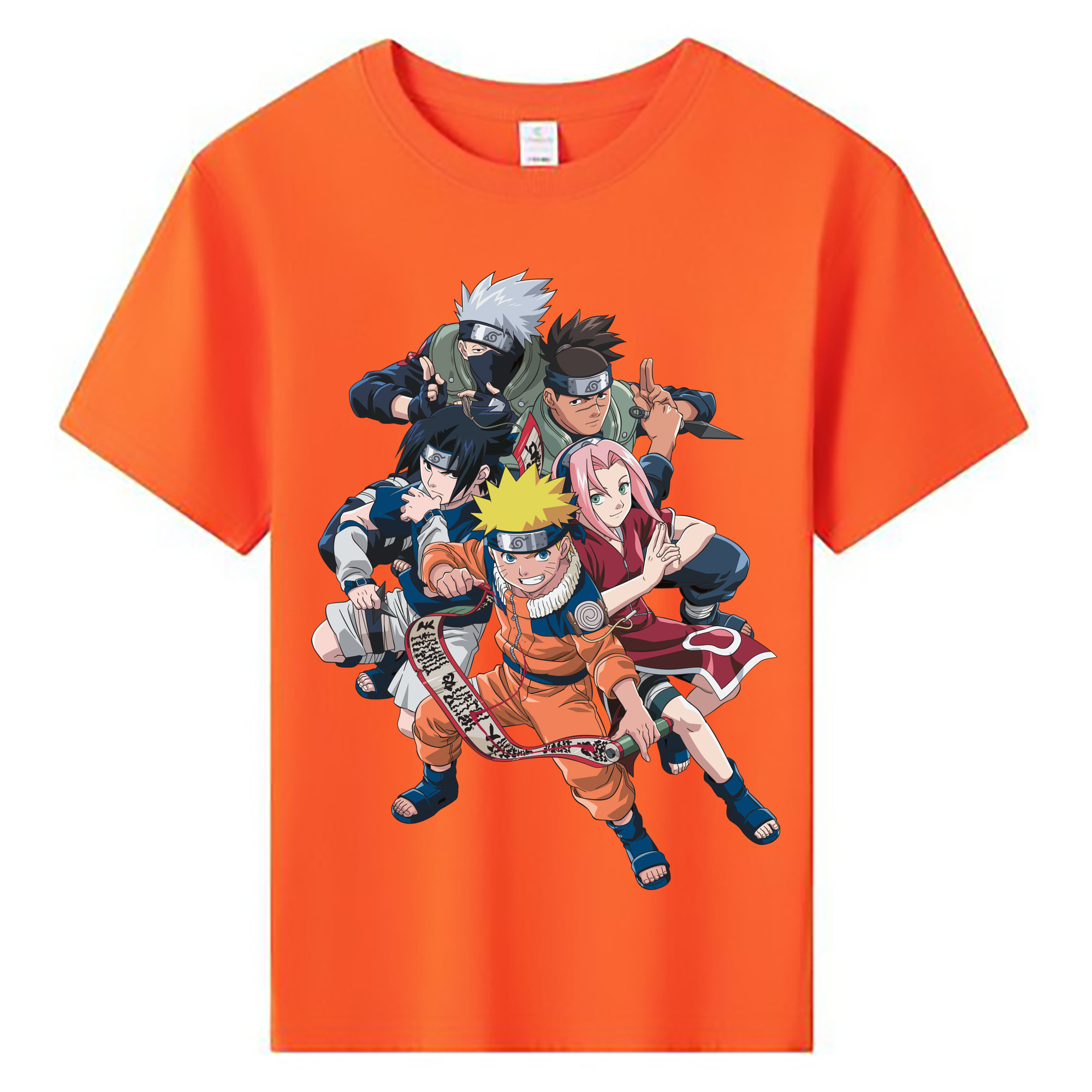（画像用） NARUTO -ナルト- うずまき ナルト Uzumaki Naruto 綿100％キッズTシャツ（フロントプリント）
