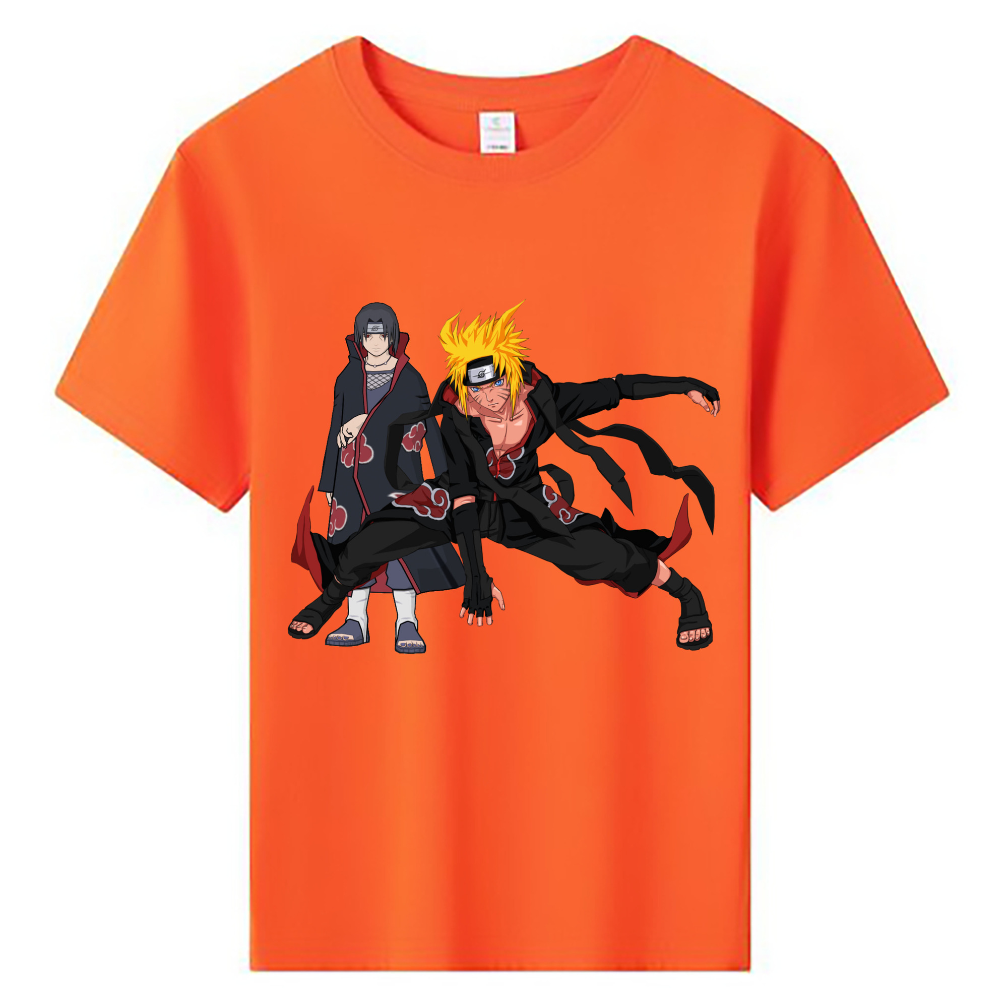 （画像用） NARUTO -ナルト- うずまき ナルト Uzumaki Naruto 綿100％キッズTシャツ（フロントプリント）