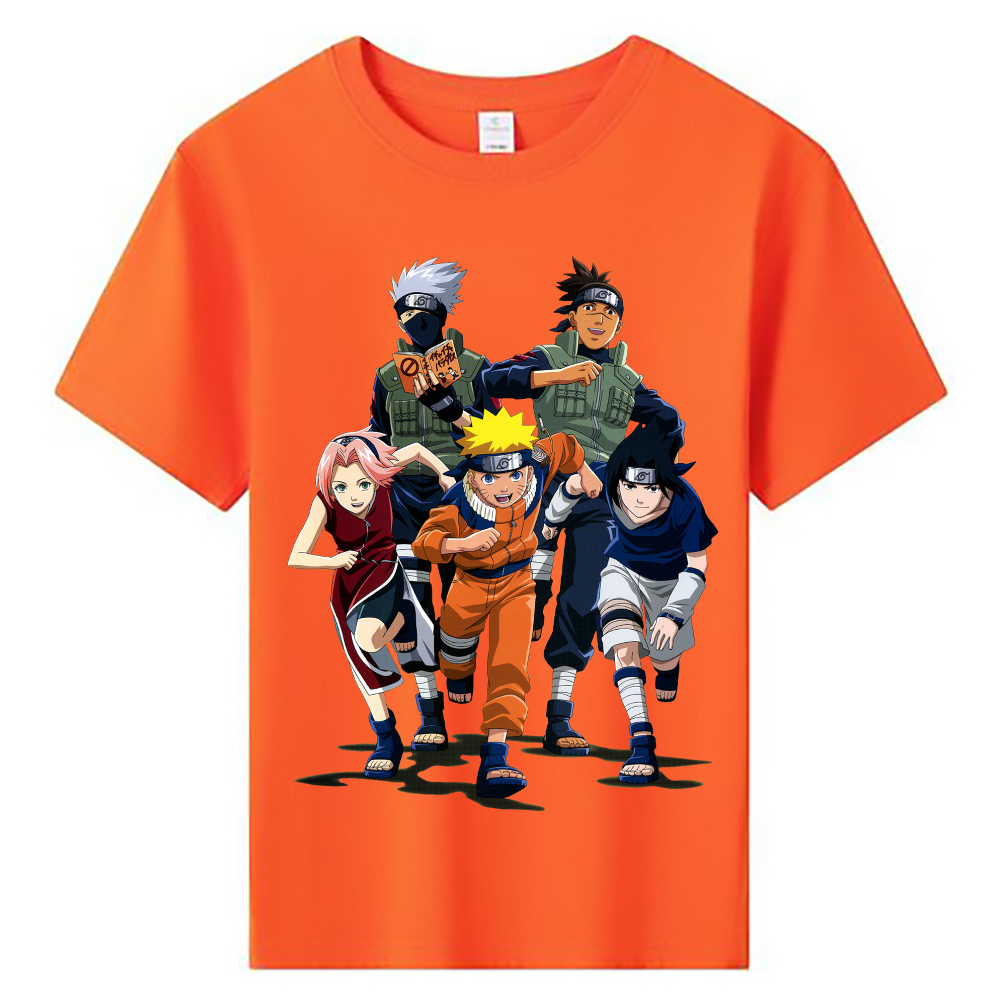 （画像用） NARUTO -ナルト- うずまき ナルト Uzumaki Naruto 綿100％キッズTシャツ（フロントプリント）