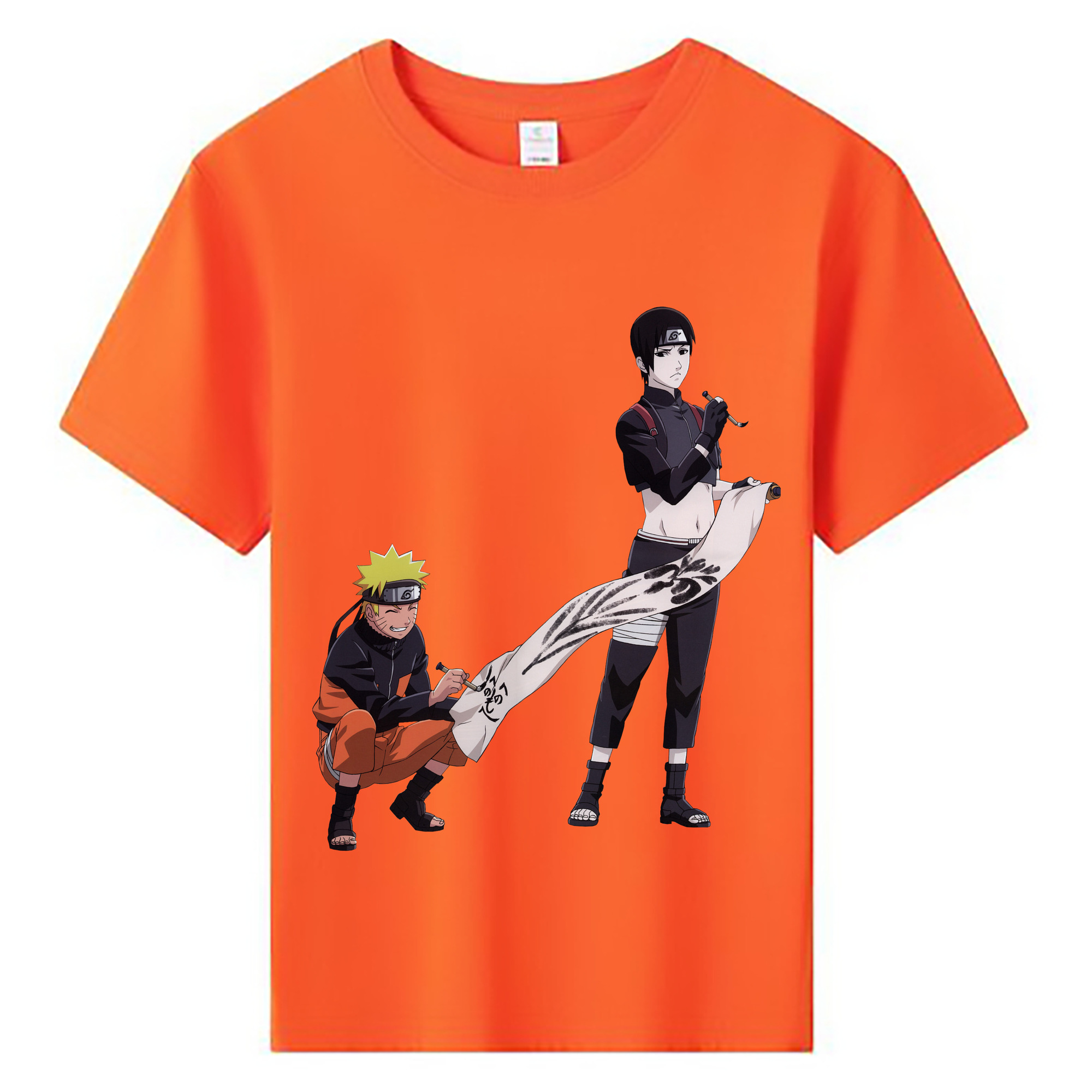 （画像用） NARUTO -ナルト- うずまき ナルト Uzumaki Naruto 綿100％キッズTシャツ（フロントプリント）