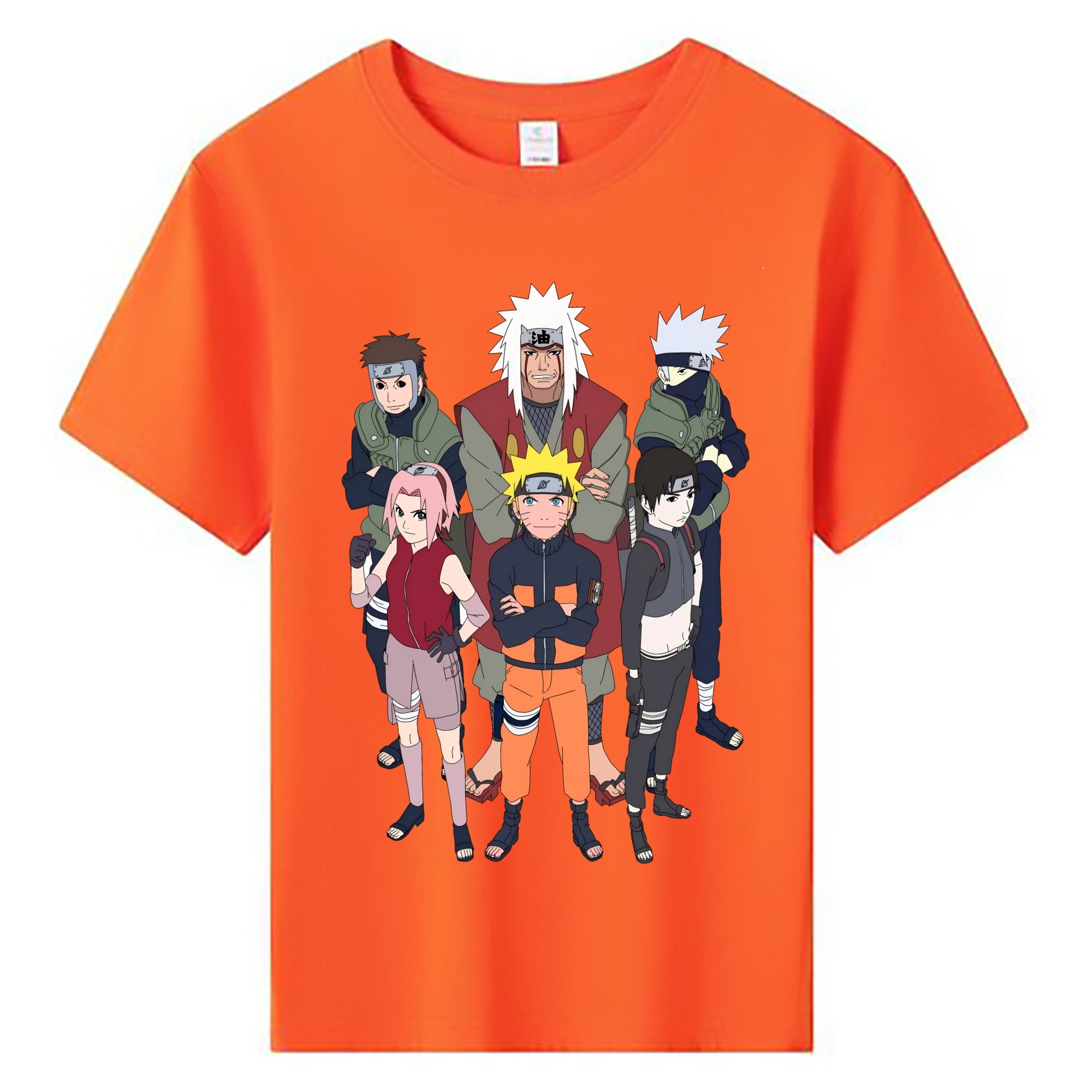 （画像用） NARUTO -ナルト- うずまき ナルト Uzumaki Naruto 綿100％キッズTシャツ（フロントプリント）