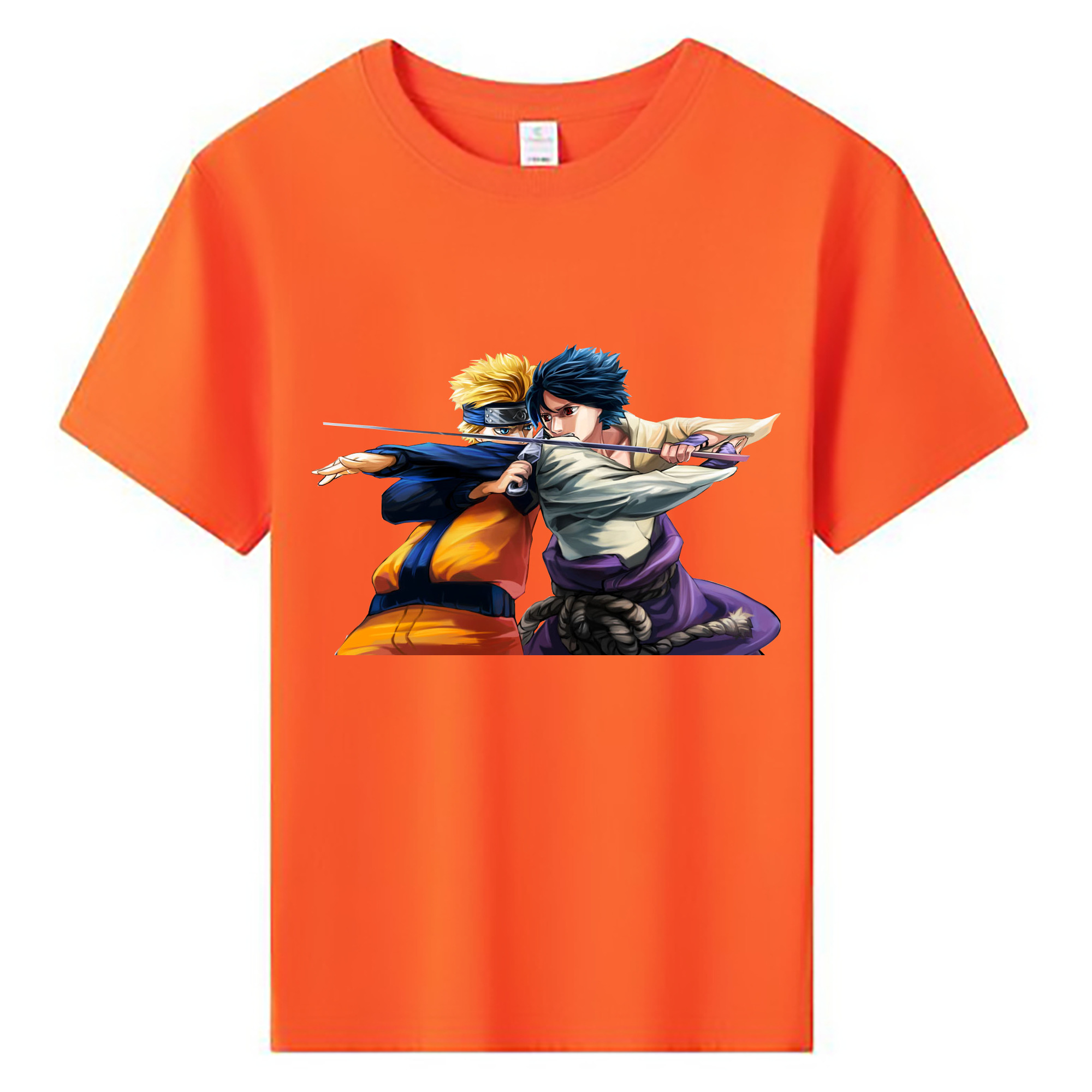 （画像用） NARUTO -ナルト- うずまき ナルト Uzumaki Naruto 綿100％キッズTシャツ（フロントプリント）