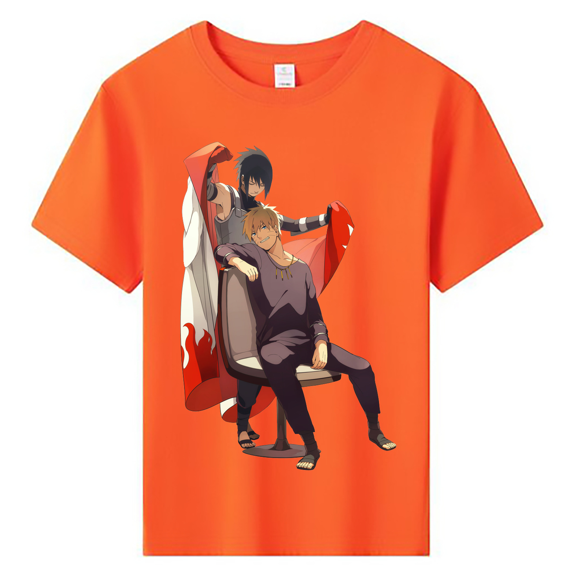 （画像用） NARUTO -ナルト- うずまき ナルト Uzumaki Naruto 綿100％キッズTシャツ（フロントプリント）