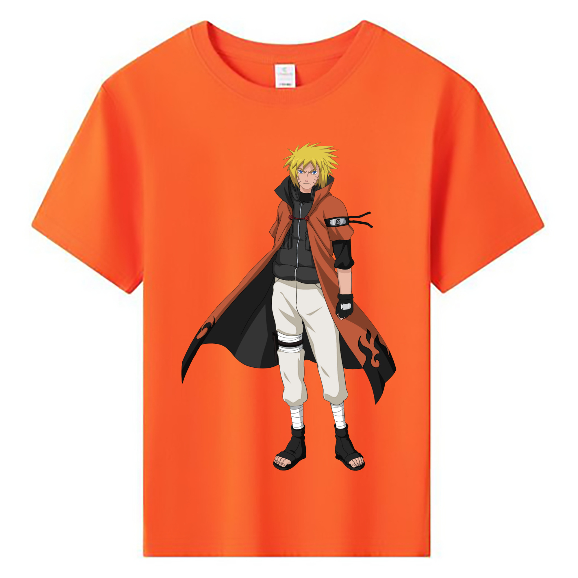 （画像用） NARUTO -ナルト- うずまき ナルト Uzumaki Naruto 綿100％キッズTシャツ（フロントプリント）